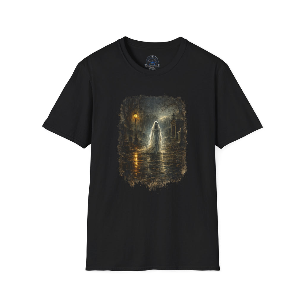 Ghostly Bride T-Shirt — Haunted Night Spirit Graphic Tee