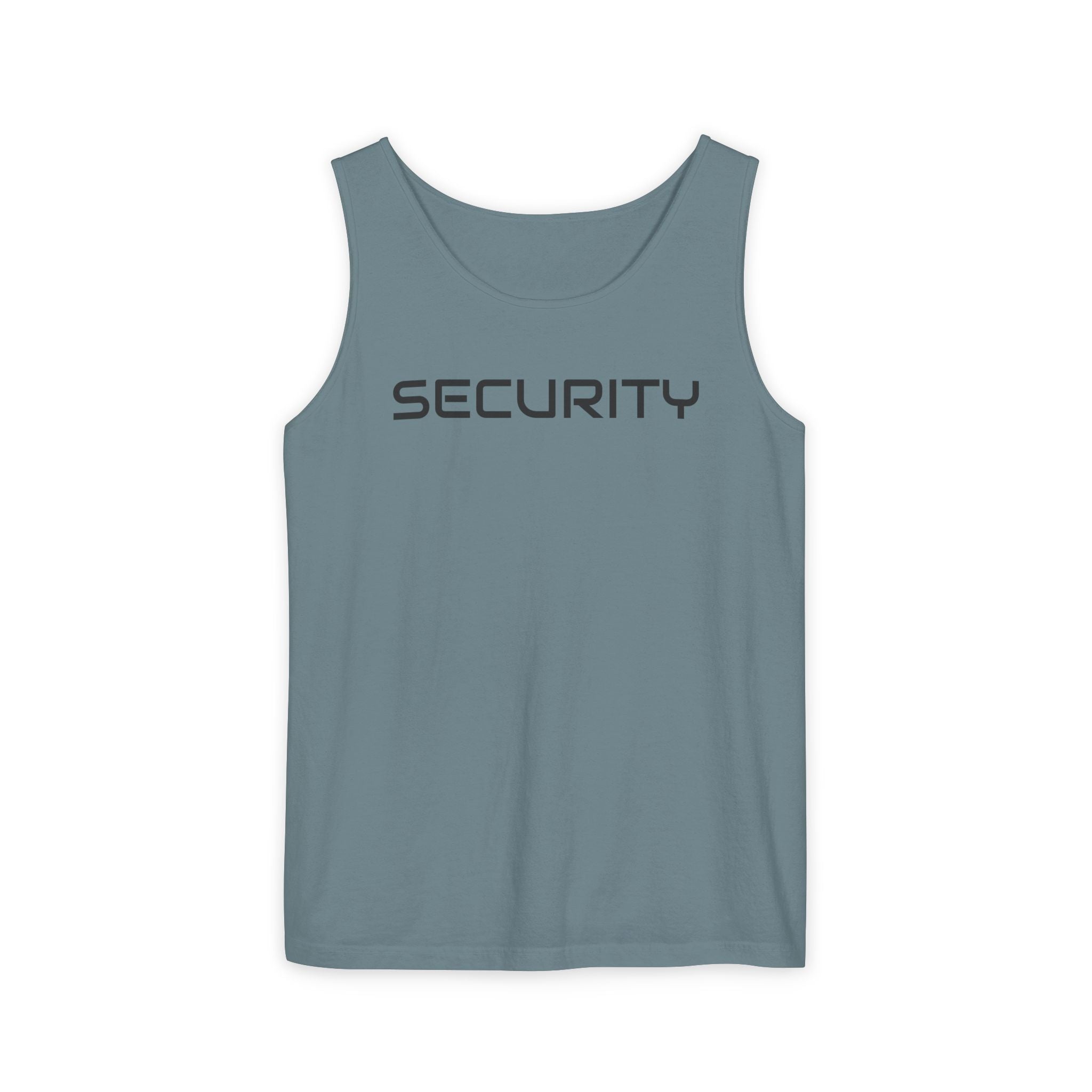 SECURITY Graphic Tank Top — Bold 'SECURITY' Streetwear Muscle Tee