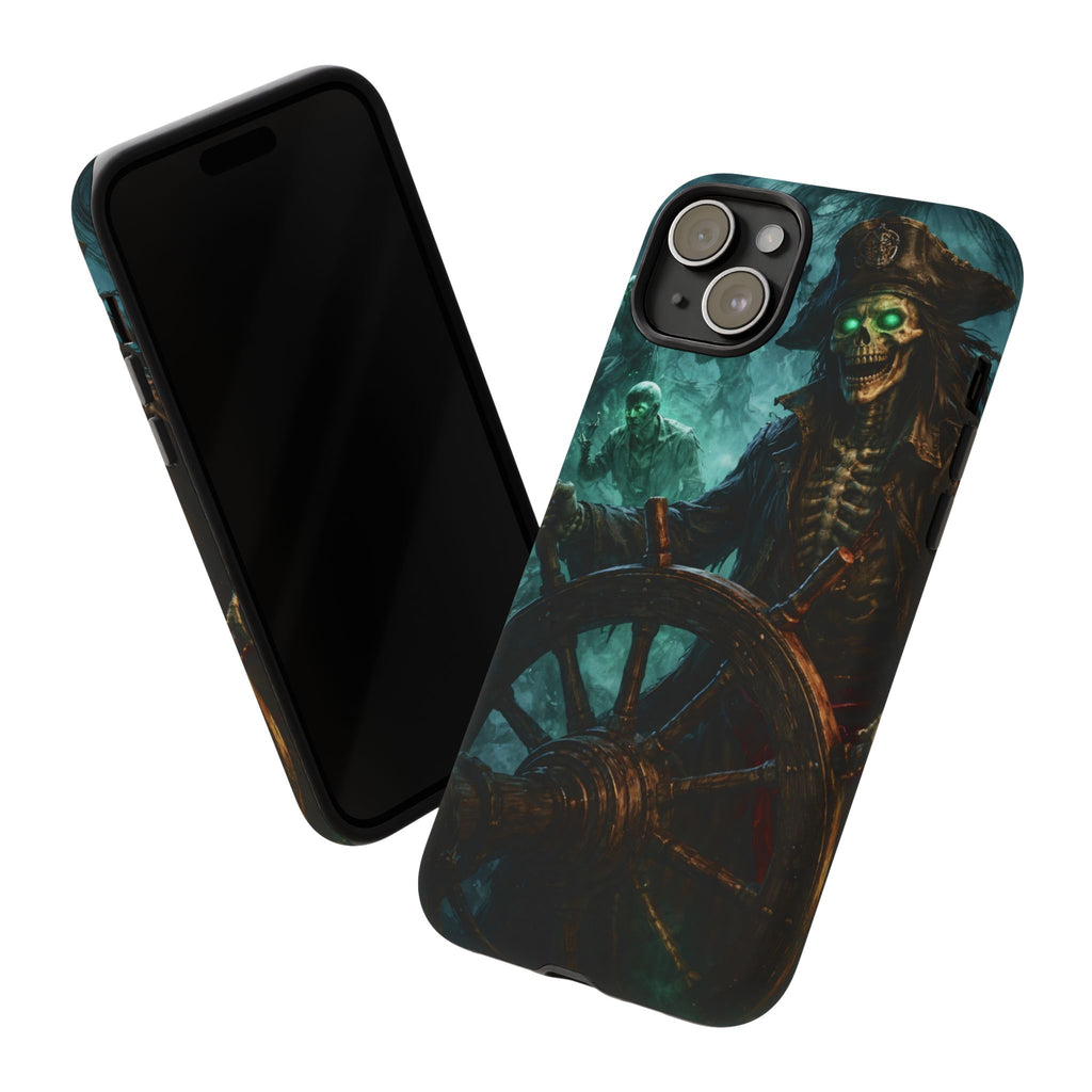Pirate Skeleton Phone Case — Haunted Ship Captain iPhone Cover