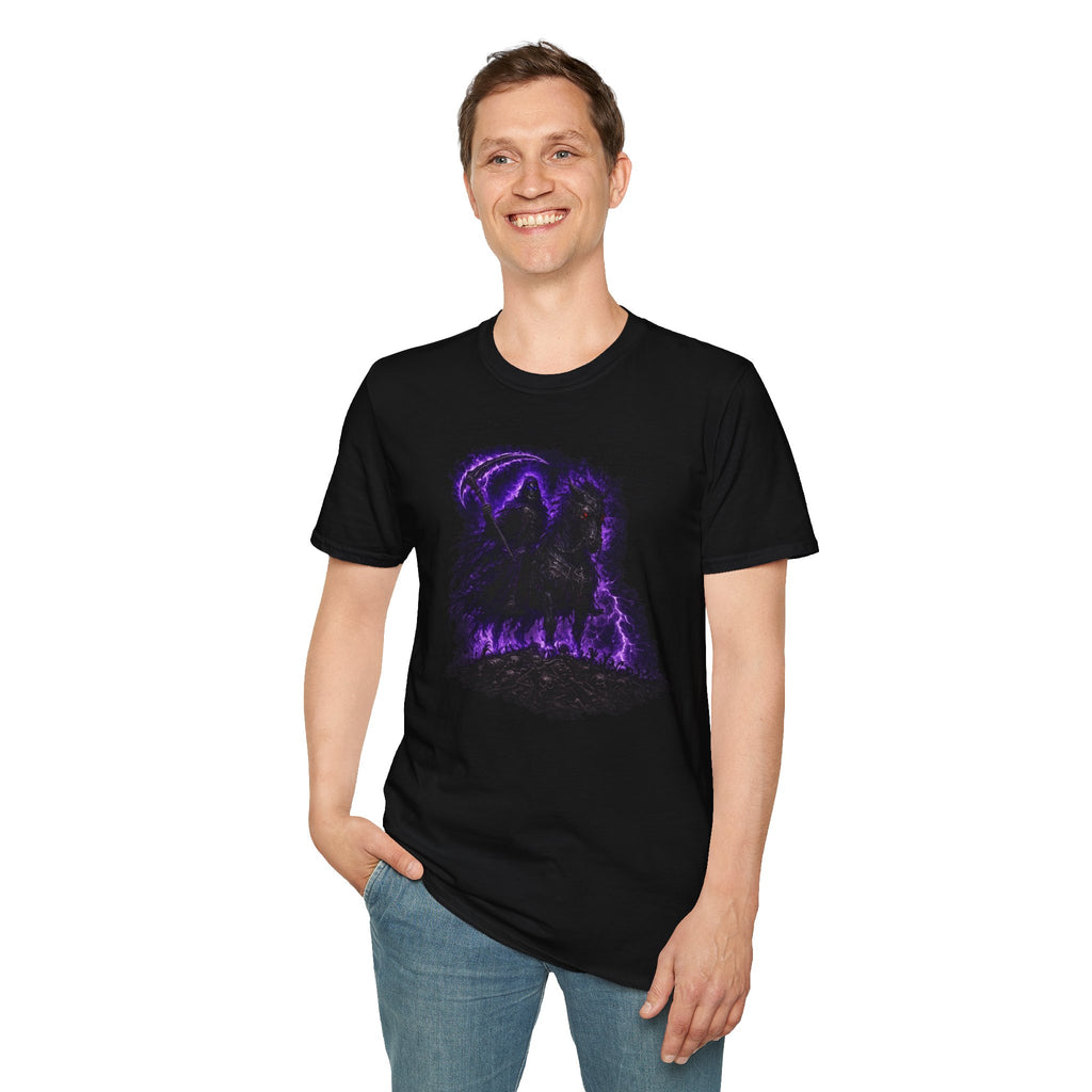 Grim Reaper Purple Lightning T-Shirt