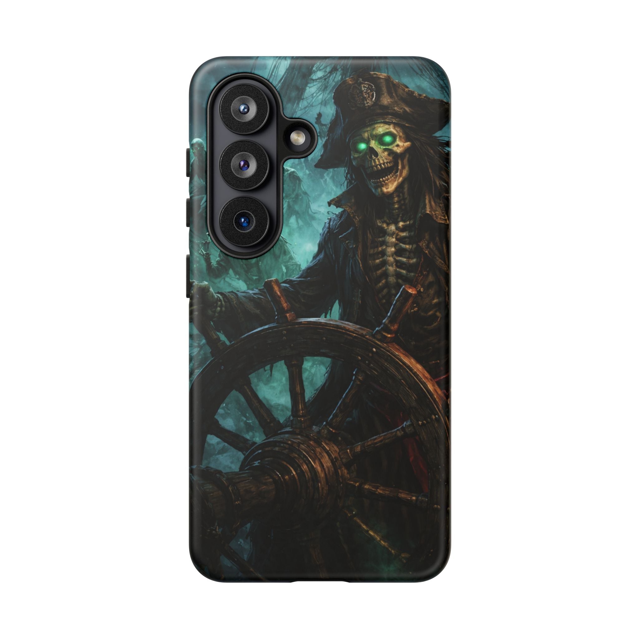 Pirate Skeleton Phone Case — Haunted Ship Captain iPhone Cover