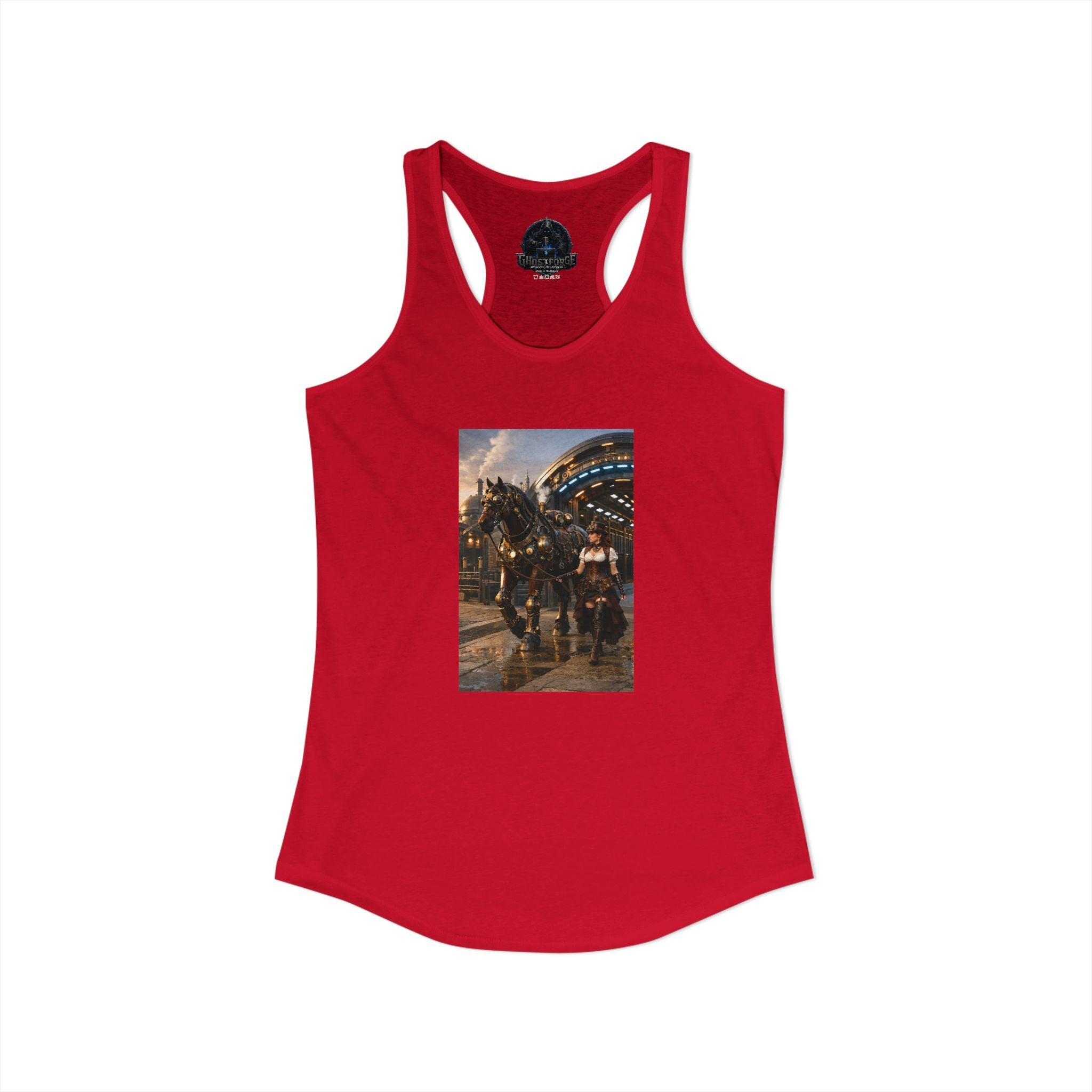 Women's Steampunk Racerback Tank
