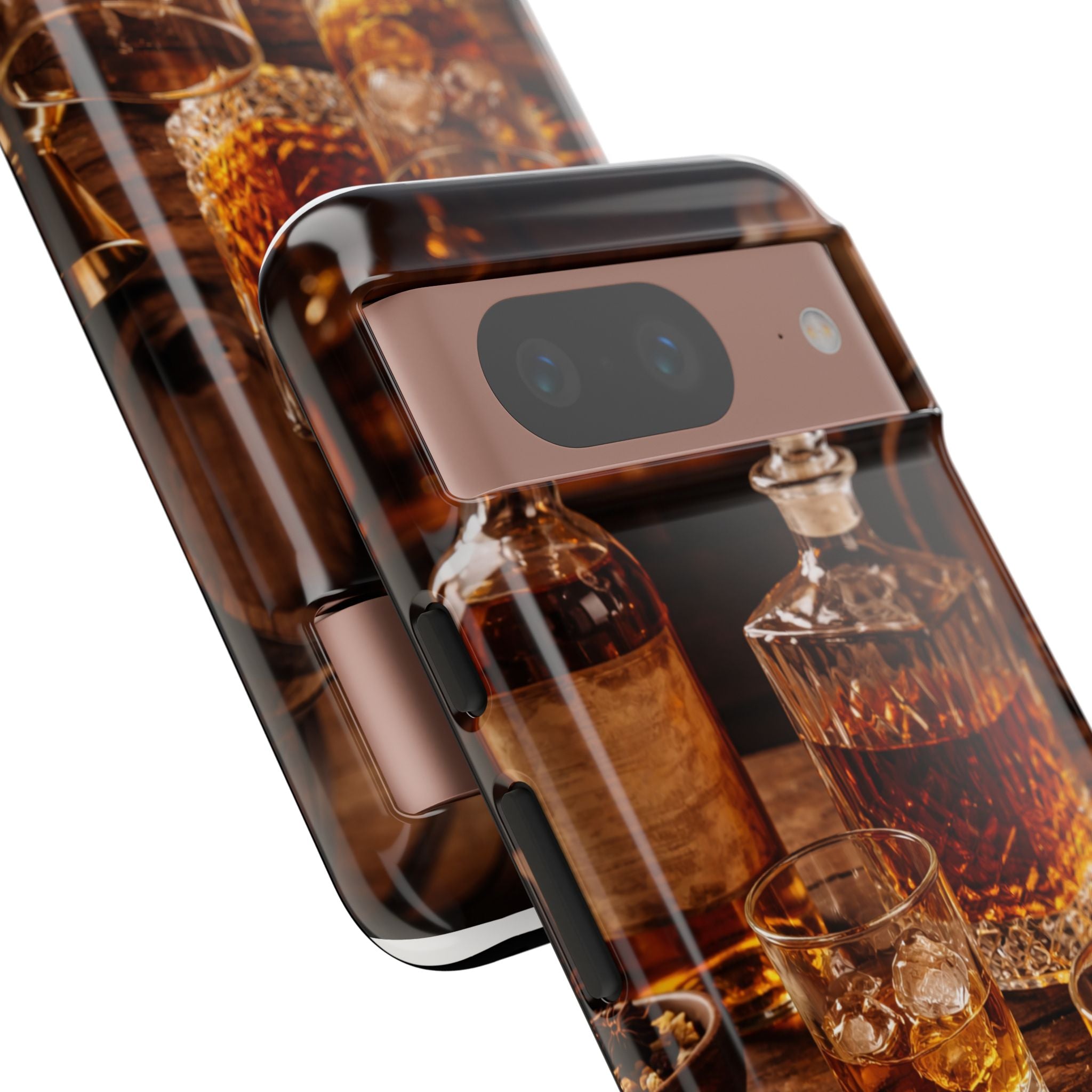 Whiskey Decanter Phone Case — Vintage Bar Spirits Protective Tough Case