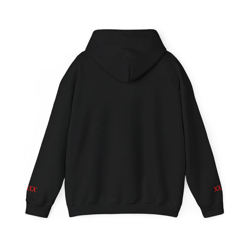 Amor Fati Flaming Heart Hoodie — Tattoo-Style Motivational Pullover