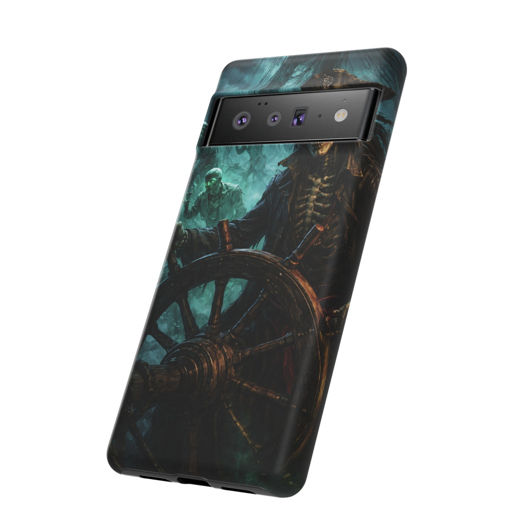 Pirate Skeleton Phone Case — Haunted Ship Captain iPhone Cover