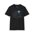 Moonlit Viking Ghost Ship T-Shirt — Nordic Fantasy Graphic Tee