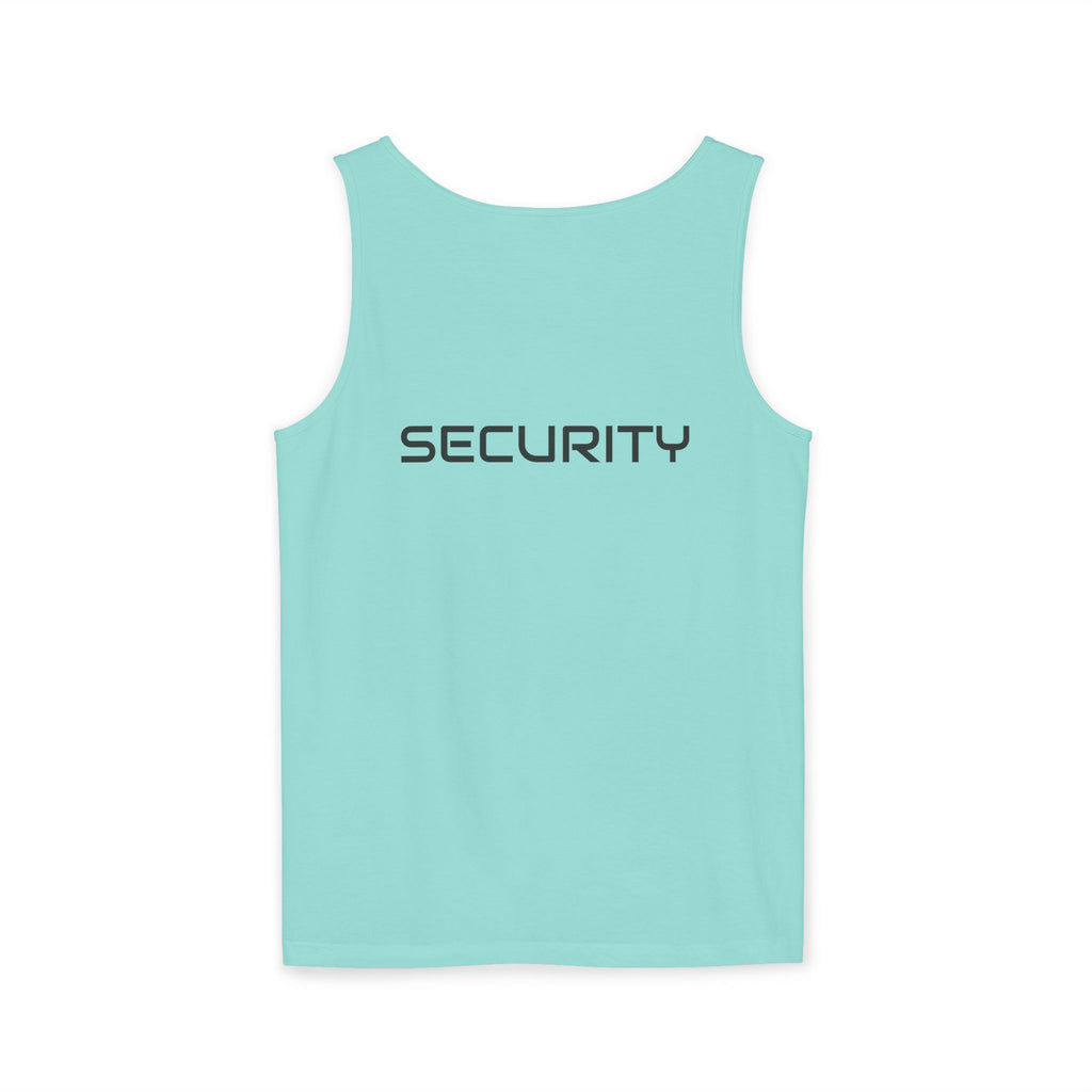 SECURITY Graphic Tank Top — Bold 'SECURITY' Streetwear Muscle Tee
