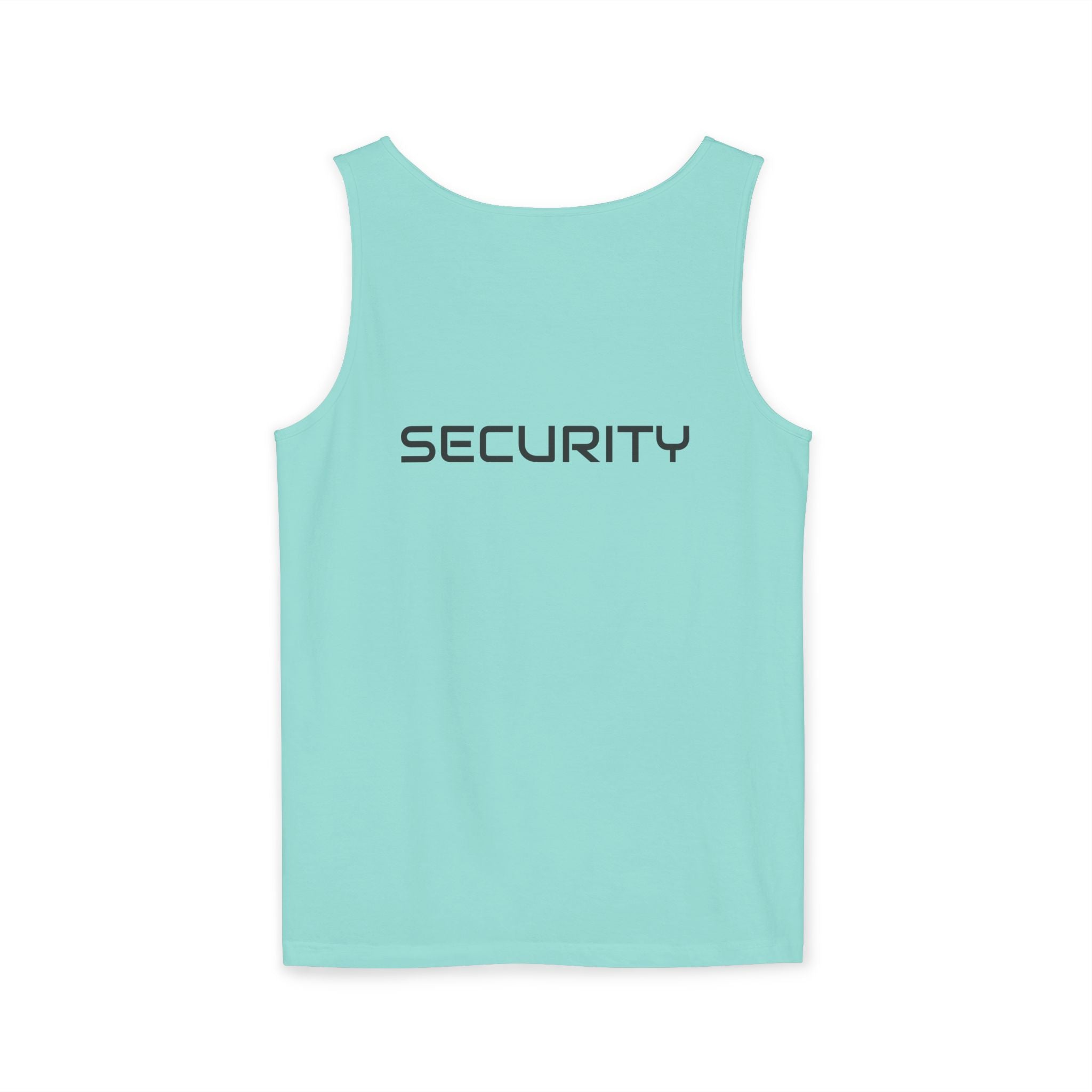 SECURITY Graphic Tank Top — Bold 'SECURITY' Streetwear Muscle Tee