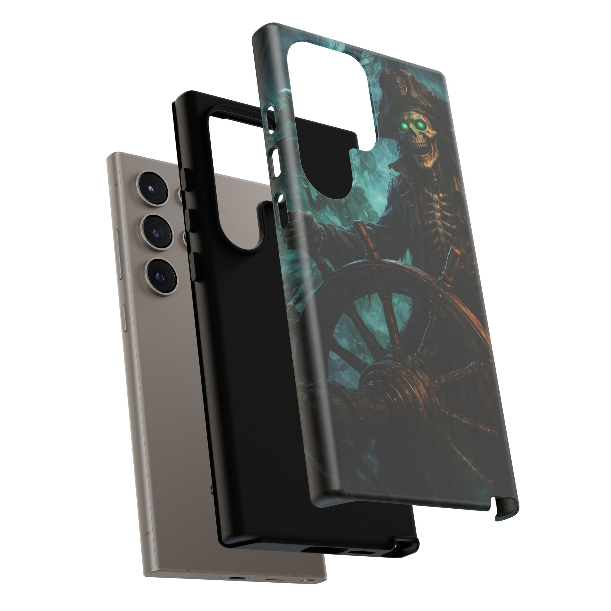 Pirate Skeleton Phone Case — Haunted Ship Captain iPhone Cover