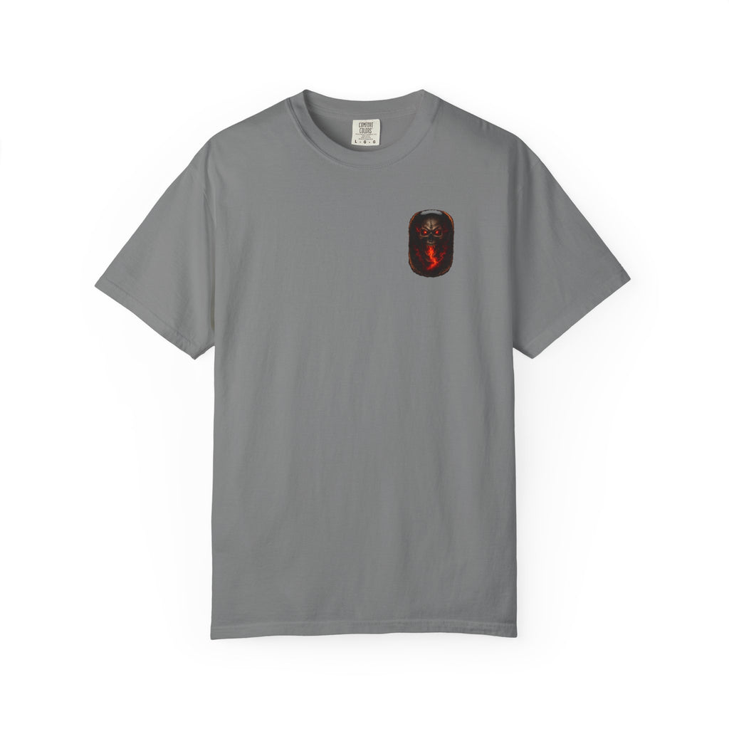 Premium Devil's Reject Skull T-Shirt — Flaming Skull Graphic Tee
