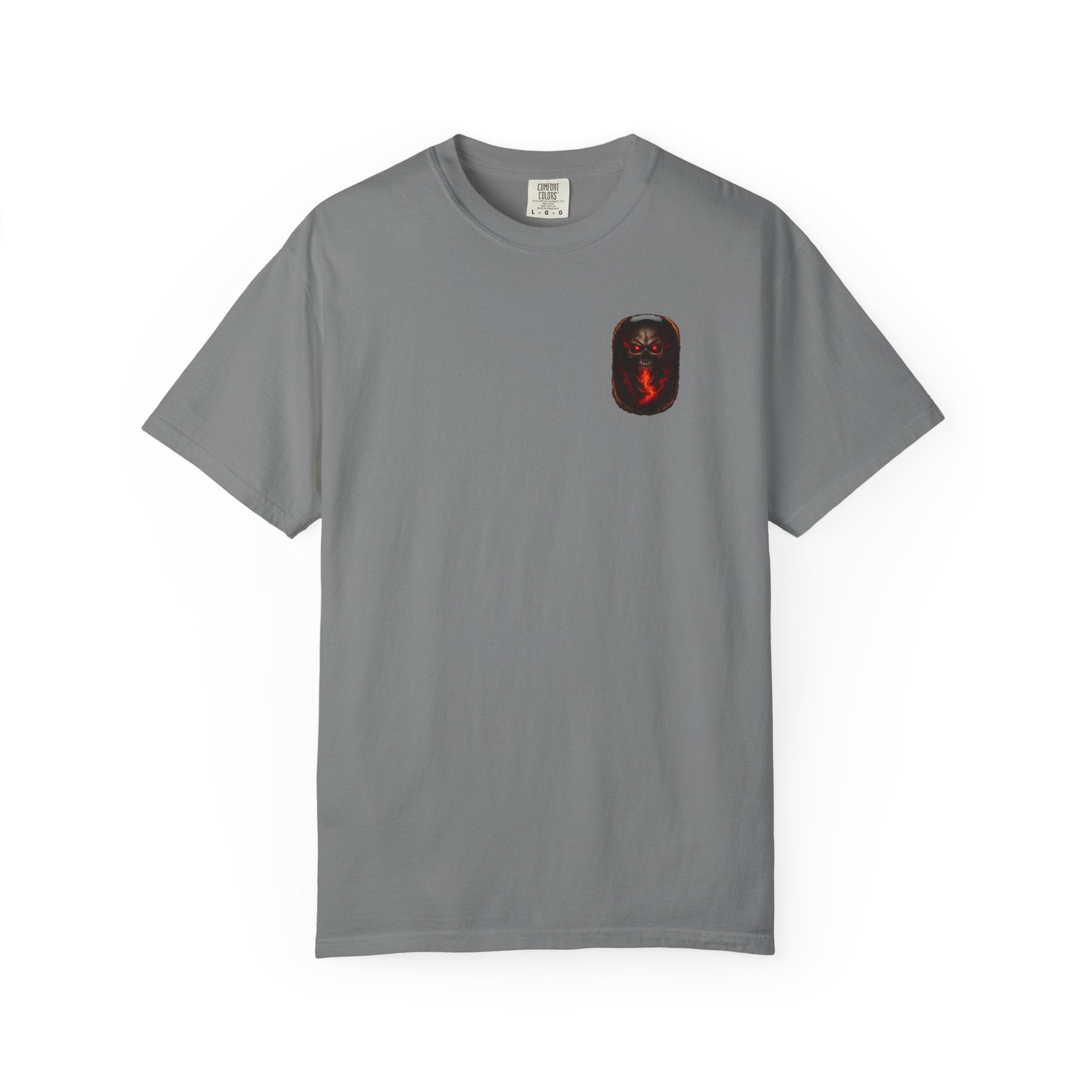 Premium Devil's Reject Skull T-Shirt — Flaming Skull Graphic Tee