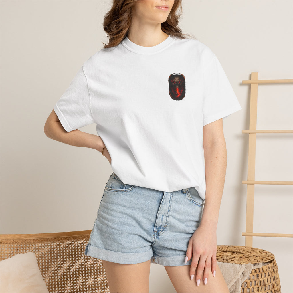 Premium Devil's Reject Skull T-Shirt — Flaming Skull Graphic Tee