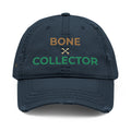 Bone Collector Distressed Dad Hat — Embroidered Fishing/Outdoors Cap
