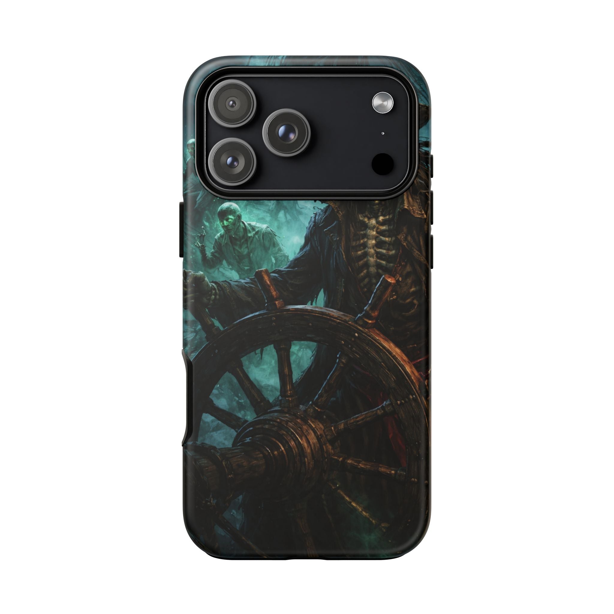 Pirate Skeleton Phone Case — Haunted Ship Captain iPhone Cover