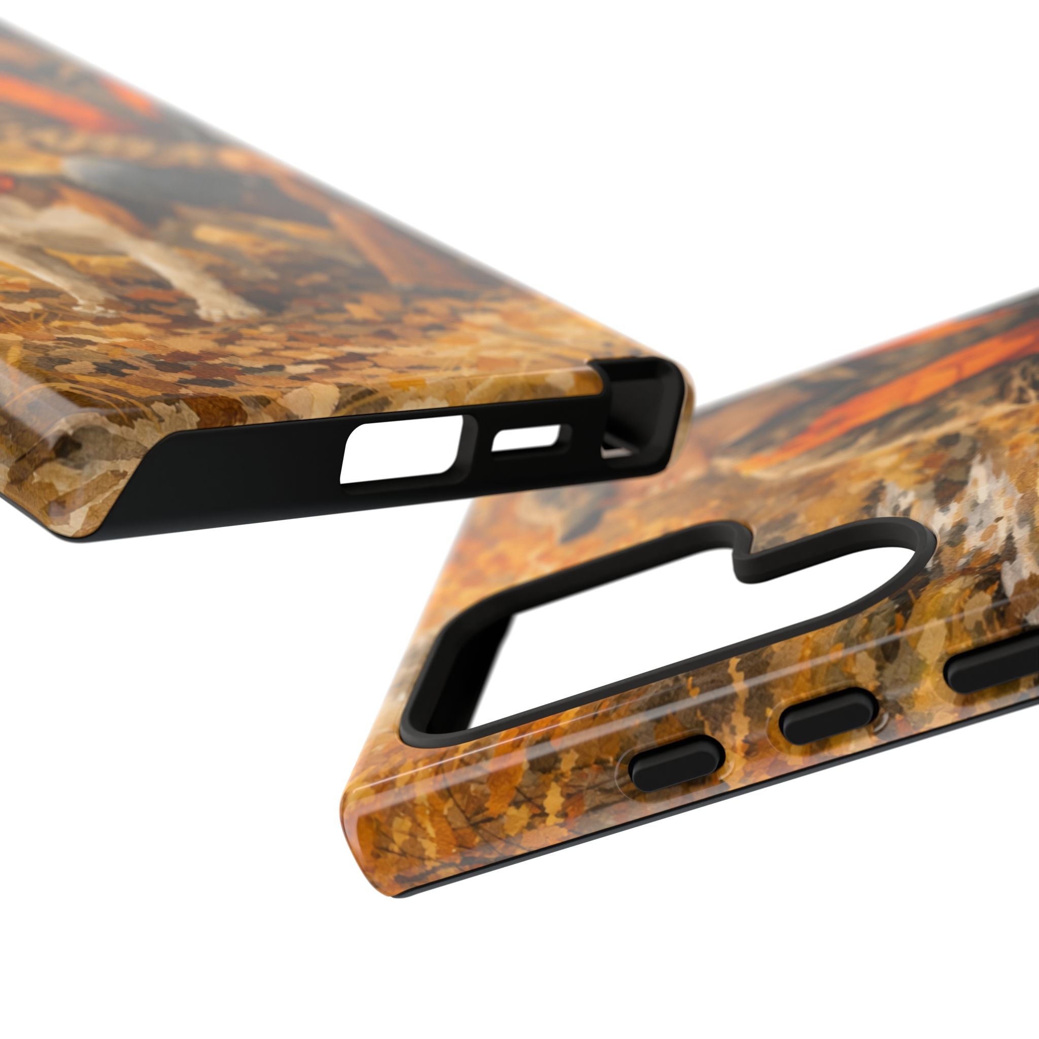 Hunter and Beagle Phone Case — Hunting Dog Autumn Camouflage iPhone Cover