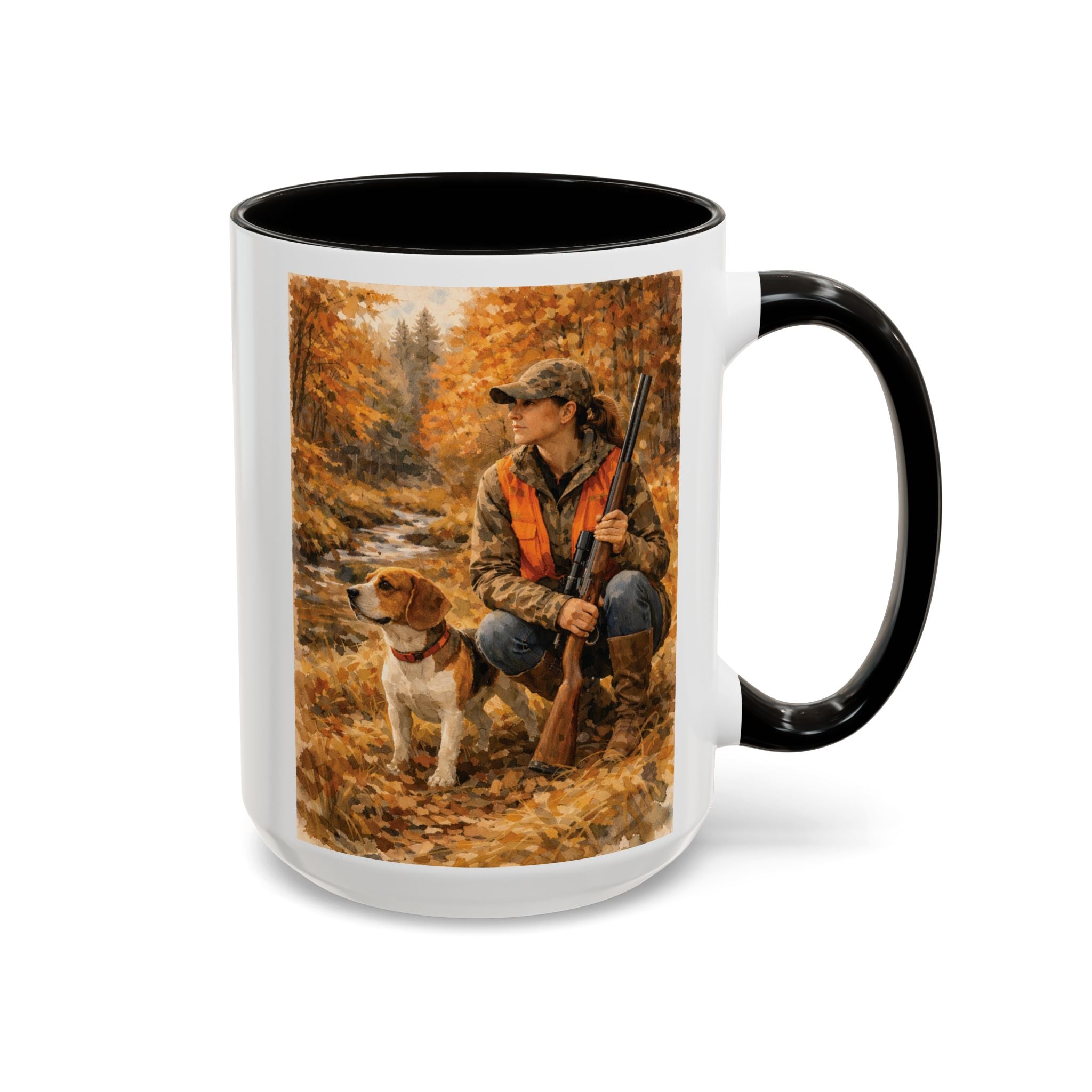 Autumn Hunt Mug – Hunter & Retriever Coffee Cup (11oz/15oz)