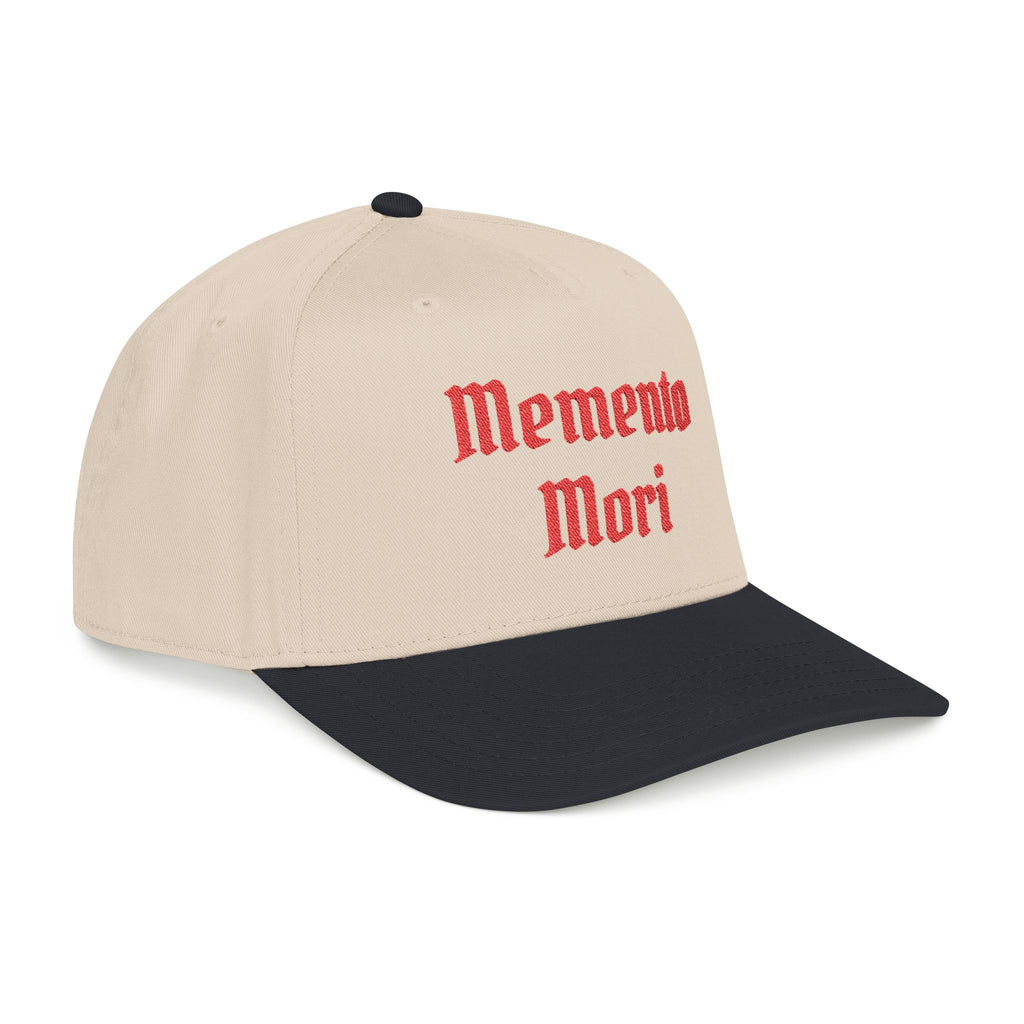 Mid Profile "Memento Mori" Embroidered Baseball Cap