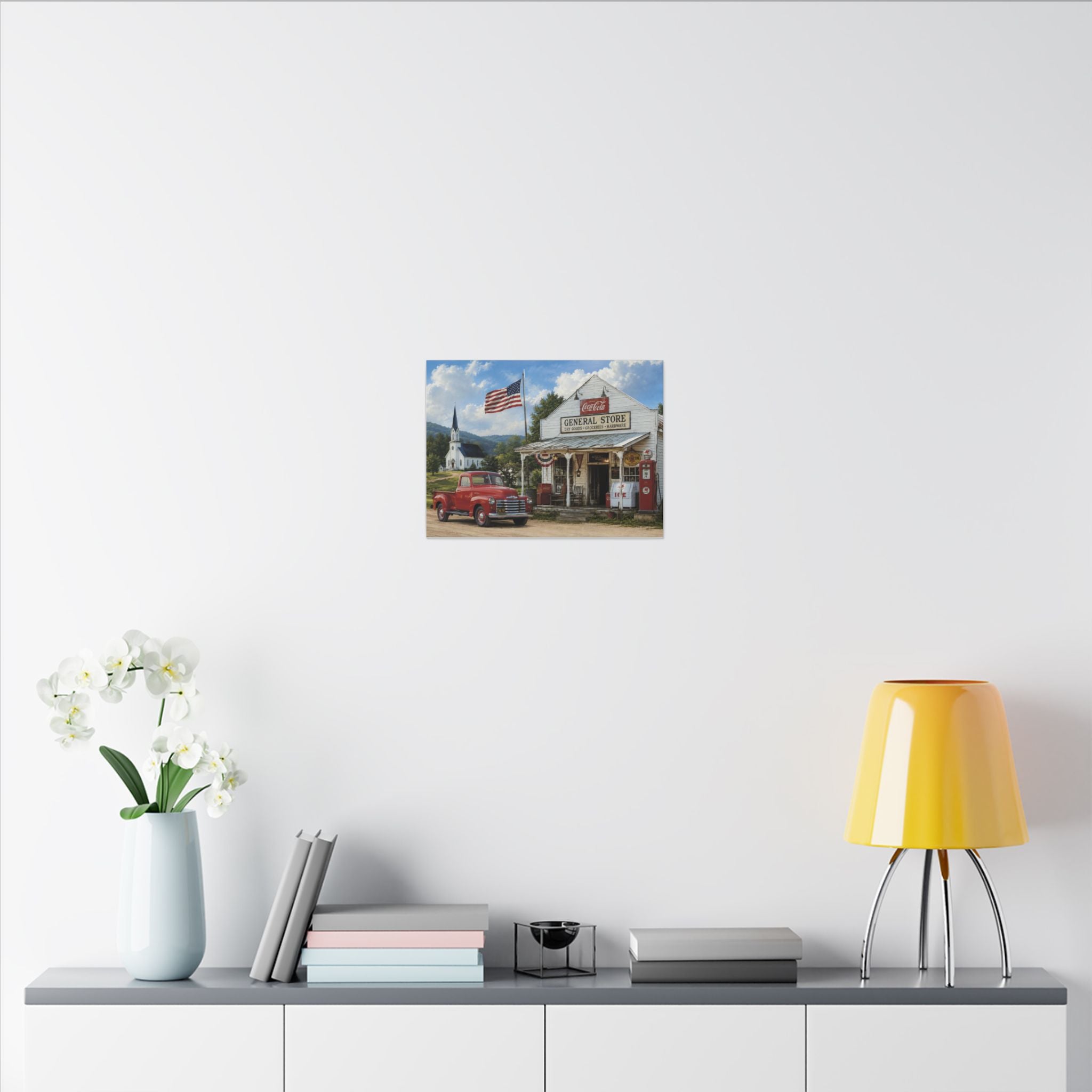 Vintage Americana General Store Canvas