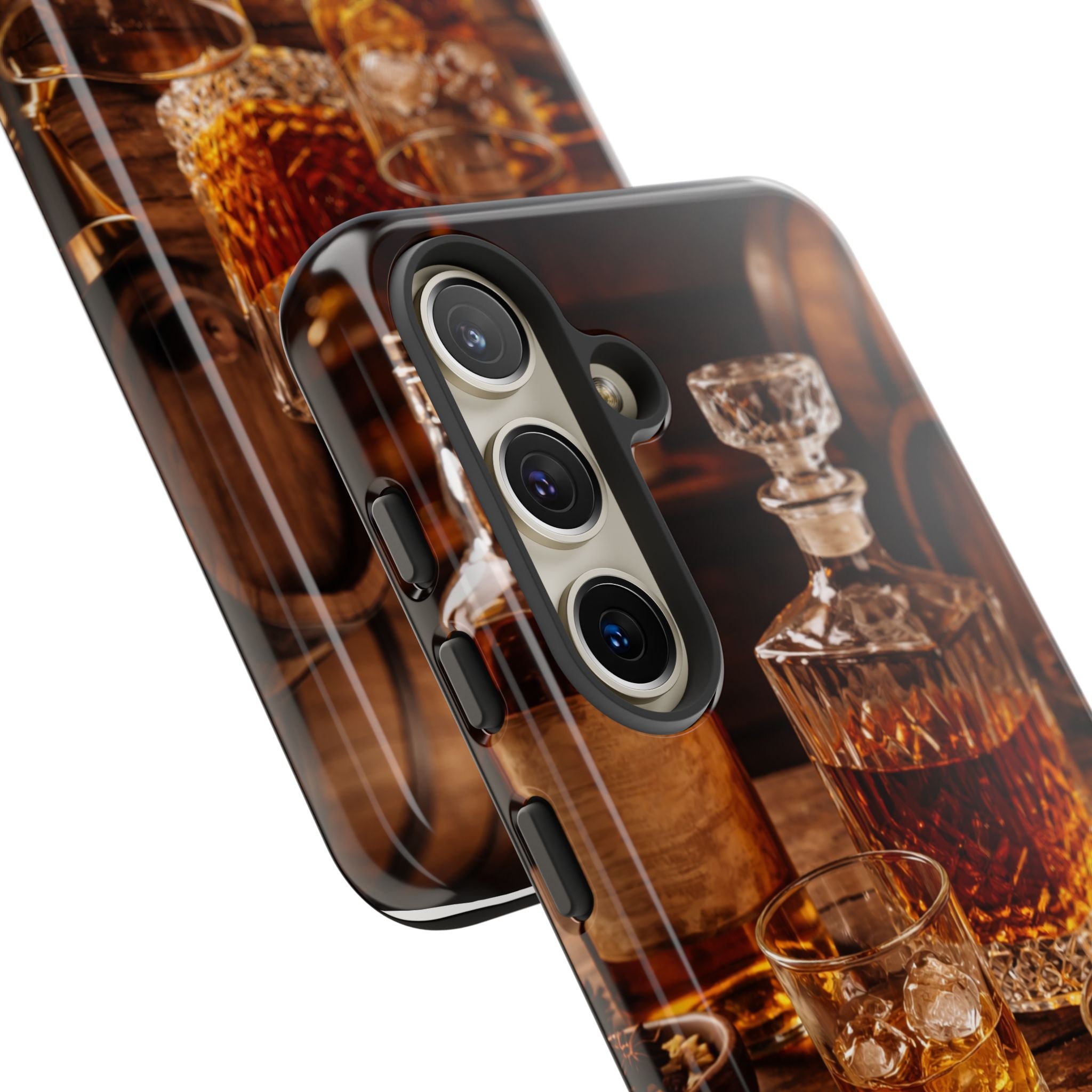Whiskey Decanter Phone Case — Vintage Bar Spirits Protective Tough Case