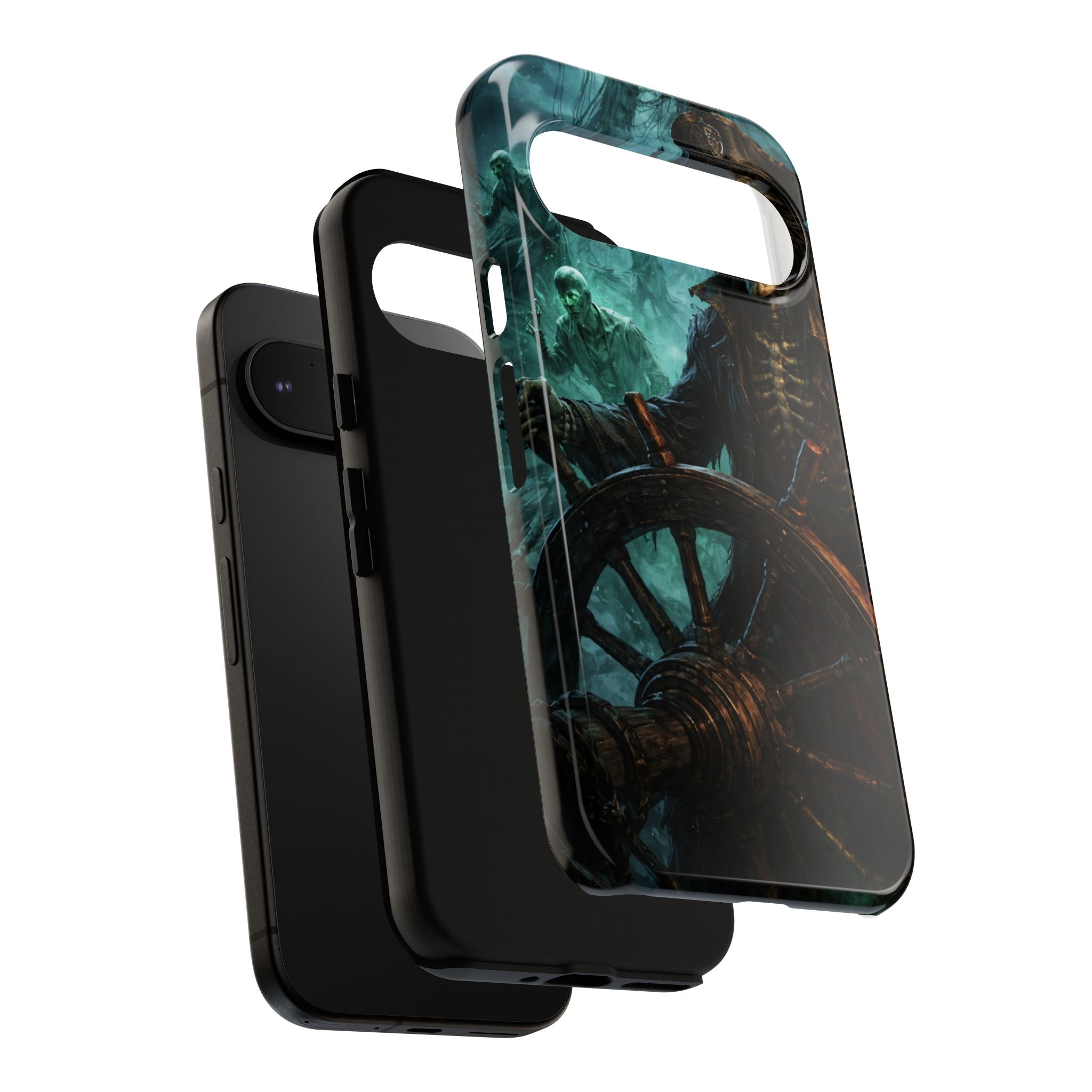 Pirate Skeleton Phone Case — Haunted Ship Captain iPhone Cover