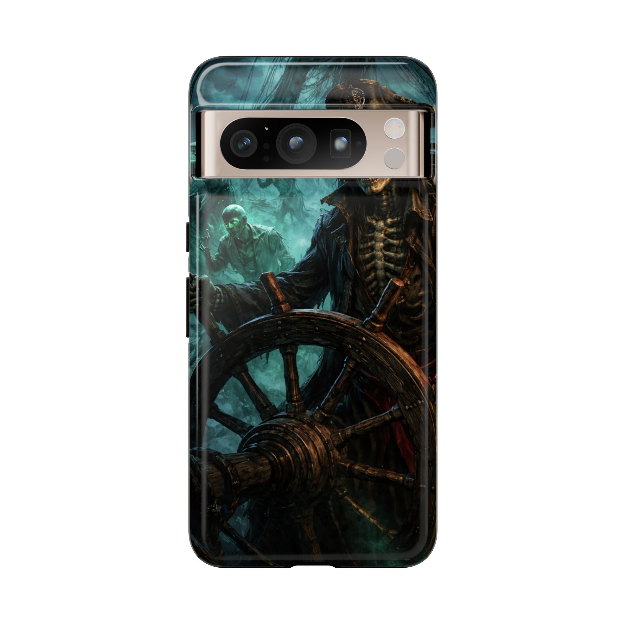 Pirate Skeleton Phone Case — Haunted Ship Captain iPhone Cover
