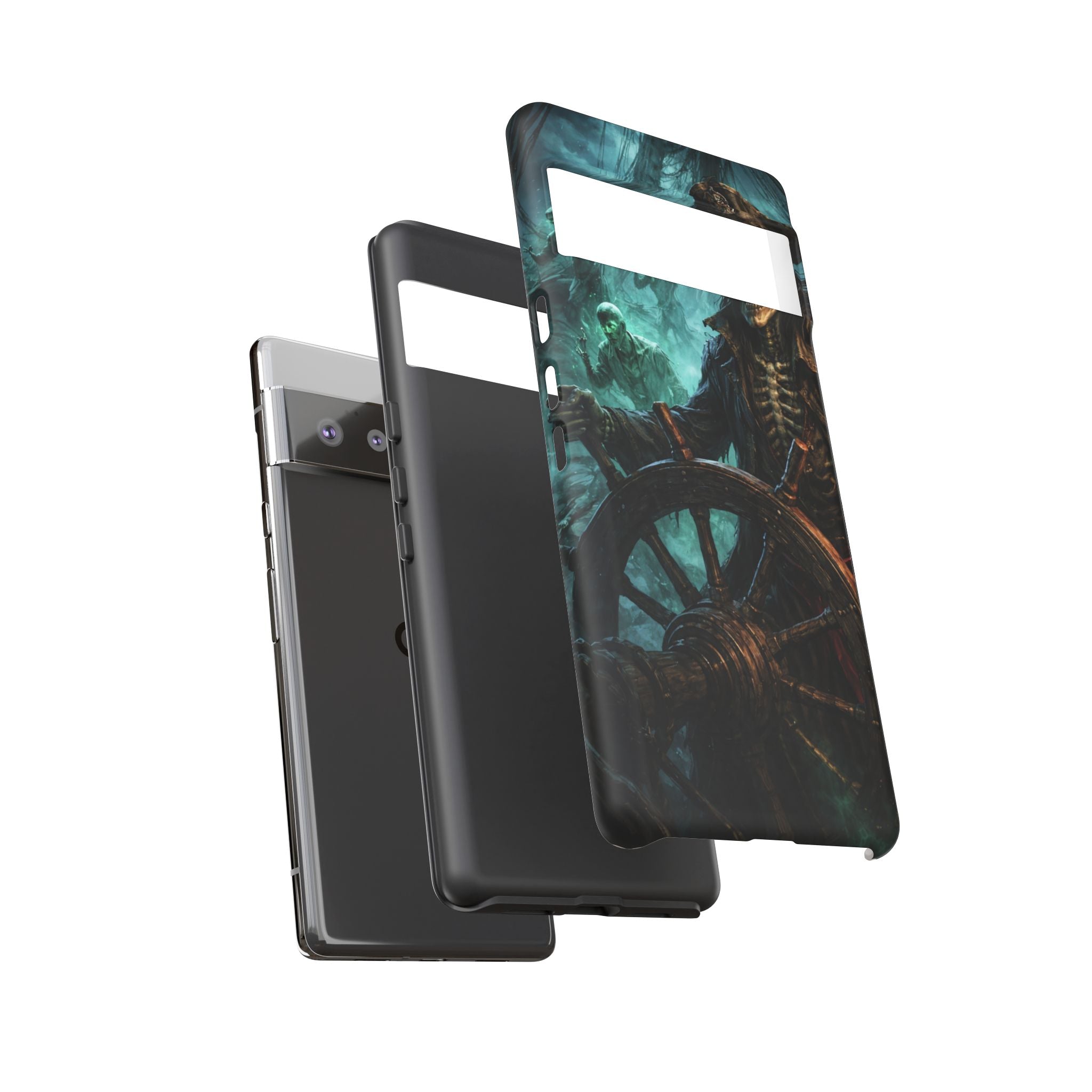 Pirate Skeleton Phone Case — Haunted Ship Captain iPhone Cover