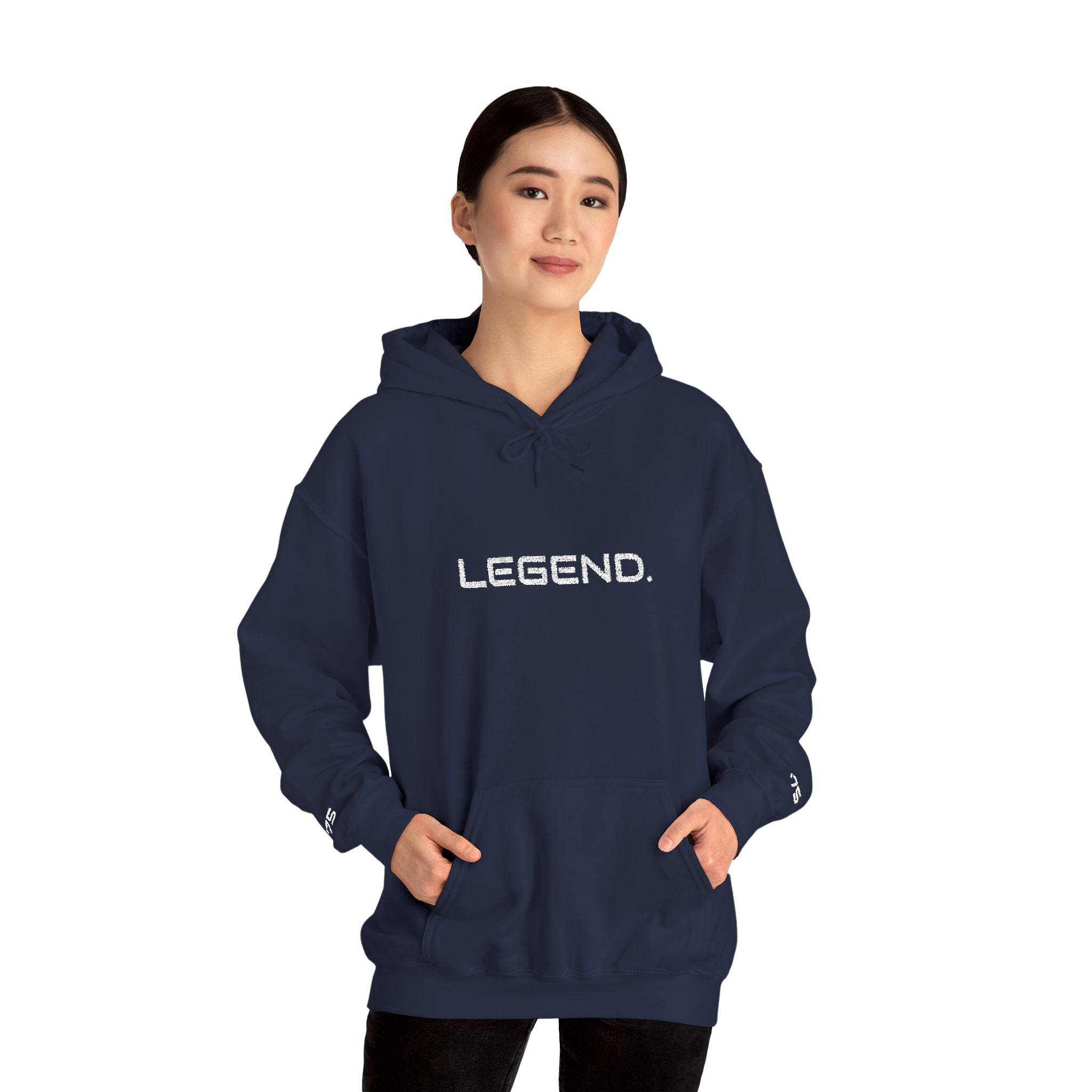 Legend Hoodie – Minimalist 'LEGEND.' Embroidered Pullover