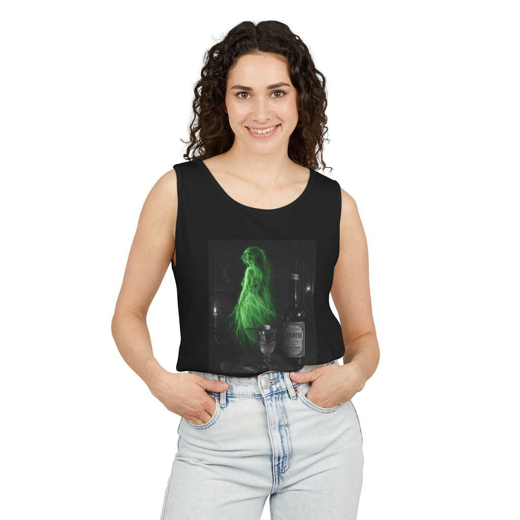 Haunted Green Fairy Tank Top — Ghostly La Fee Verte Barroom Photo Print