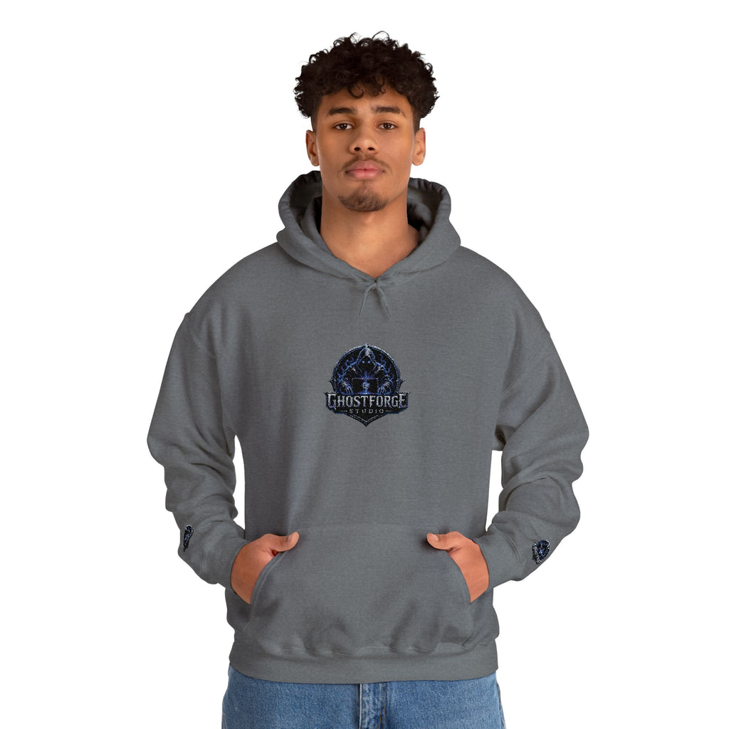 GhostForge Logo Hoodie — Graphic Wraith Hooded Sweatshirt
