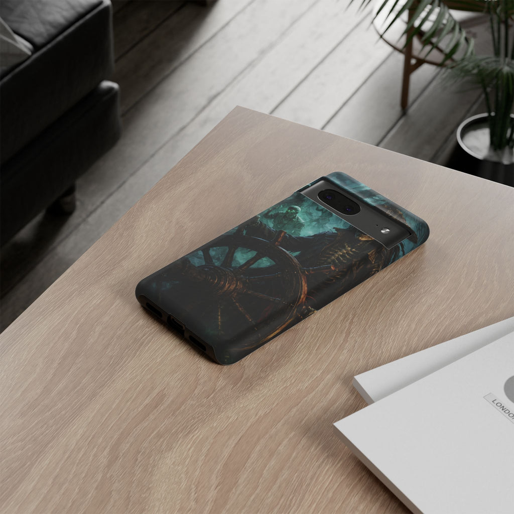 Pirate Skeleton Phone Case — Haunted Ship Captain iPhone Cover
