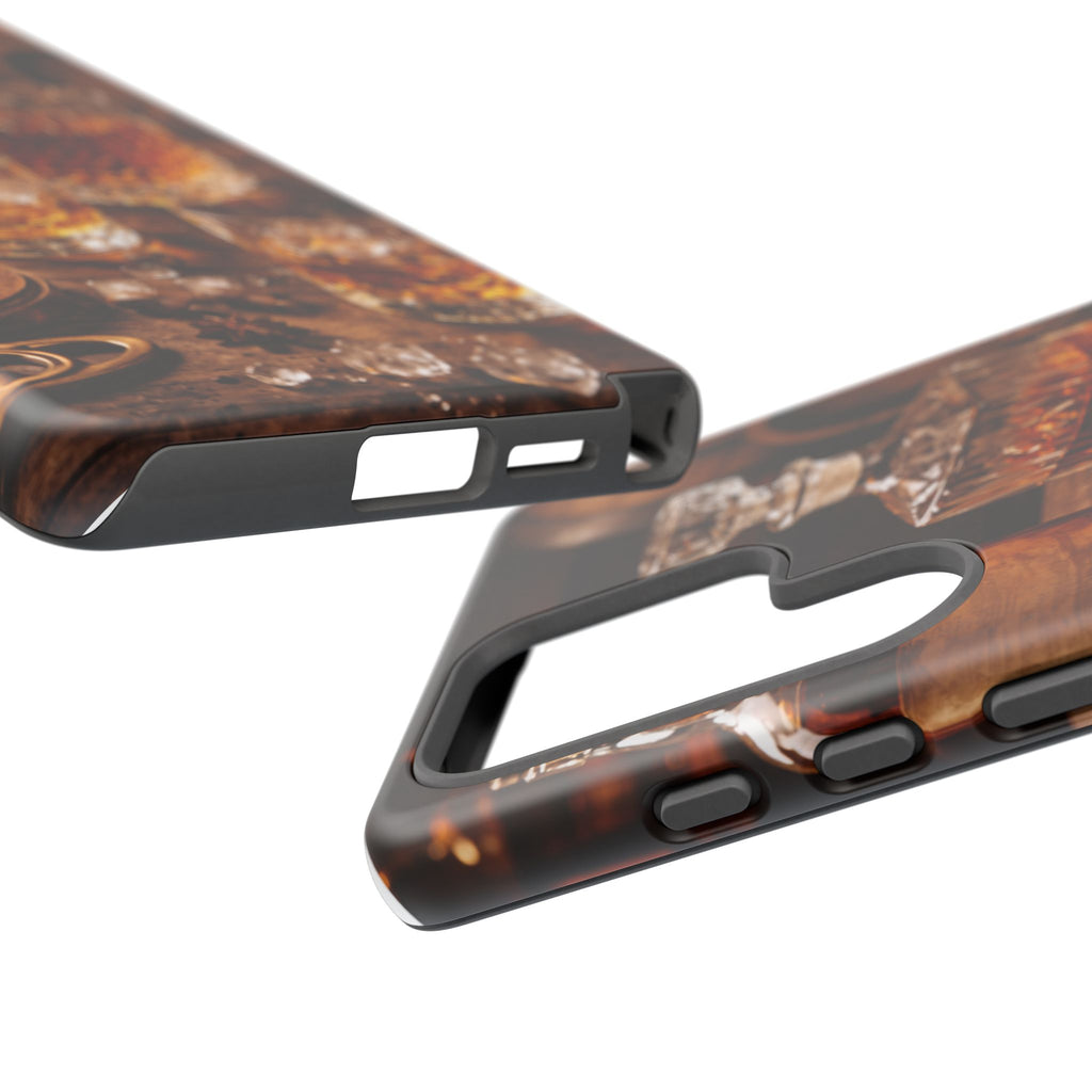 Whiskey Decanter Phone Case — Vintage Bar Spirits Protective Tough Case