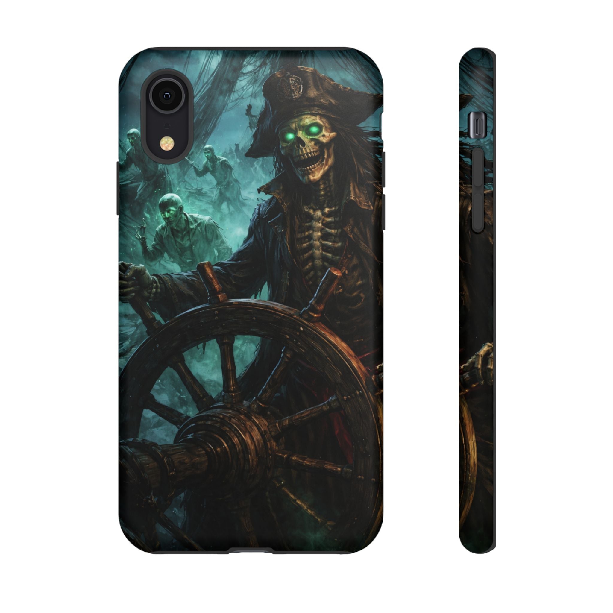 Pirate Skeleton Phone Case — Haunted Ship Captain iPhone Cover