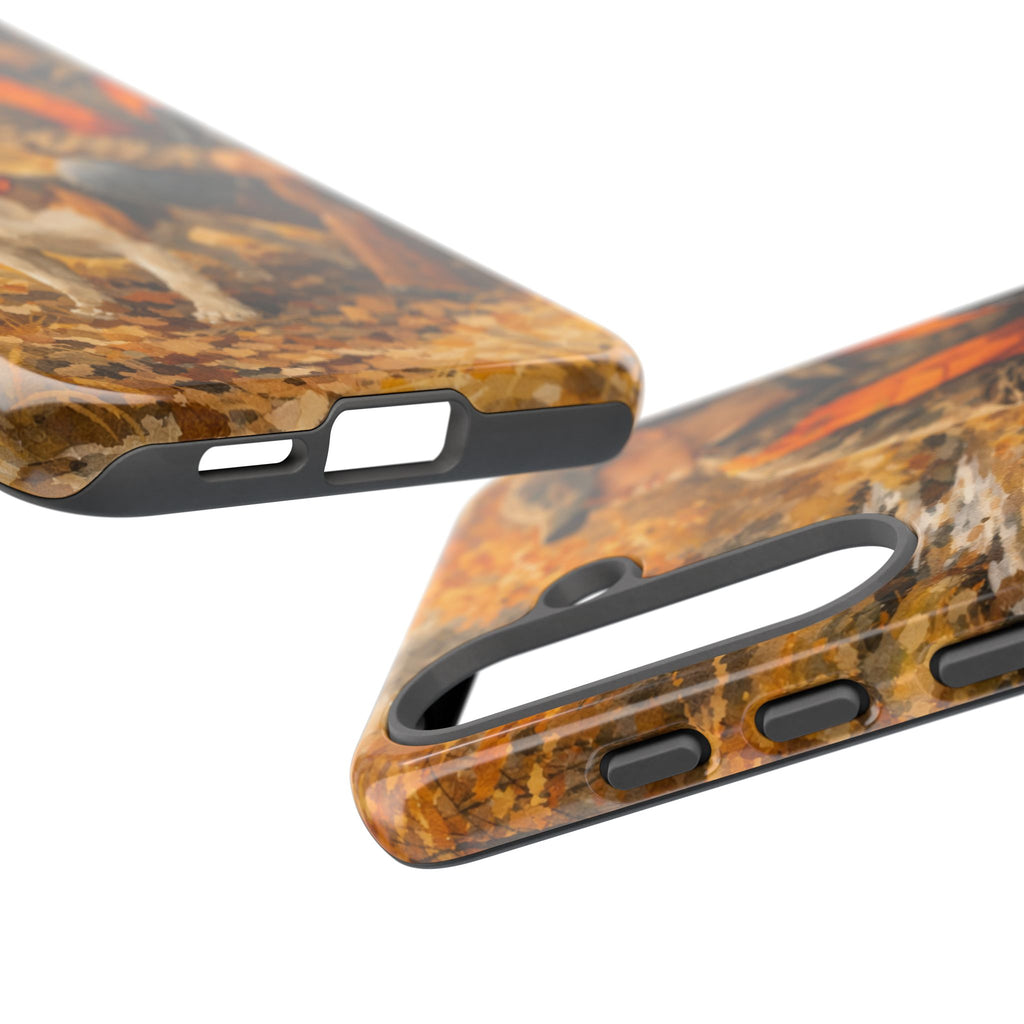 Hunter and Beagle Phone Case — Hunting Dog Autumn Camouflage iPhone Cover