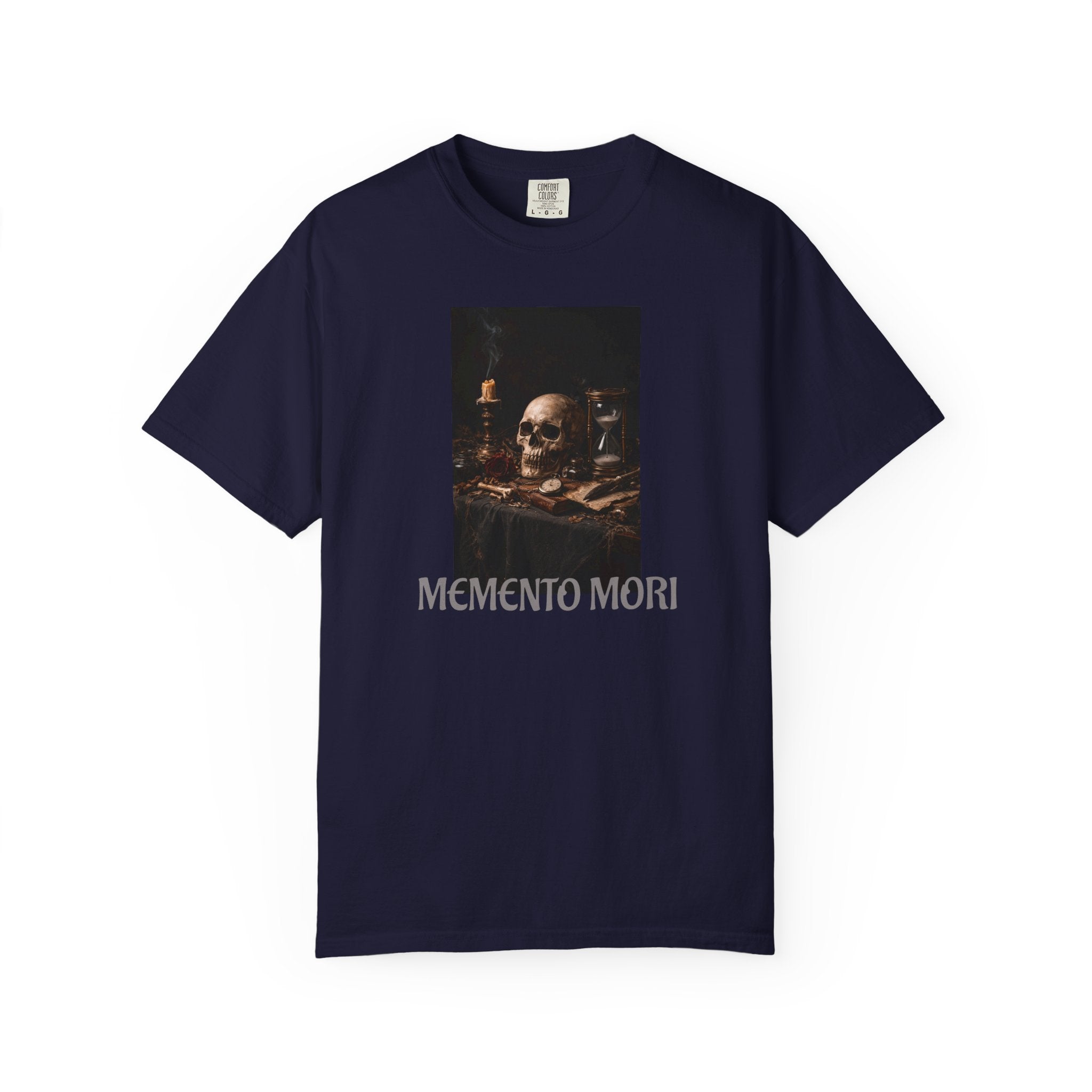 Memento Mori Skull T-Shirt — Vintage Vanitas Art Tee