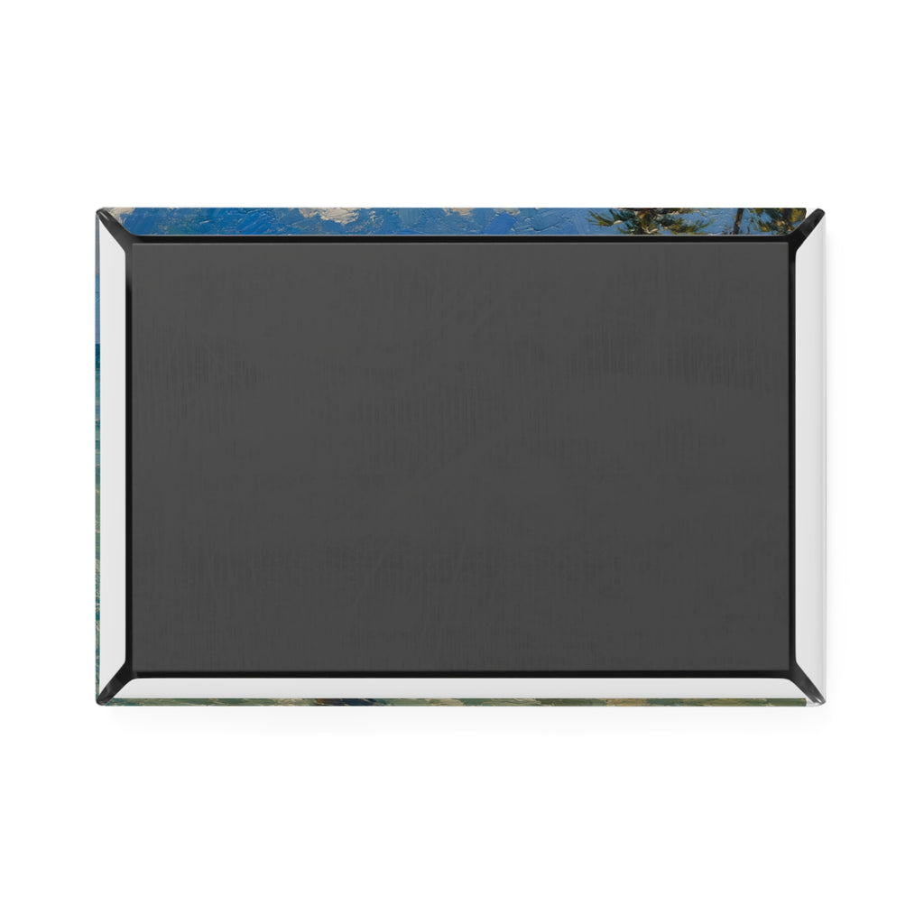 Sea Turtle Rectangle Magnet — Relaxing Quote "You have power over your mind"