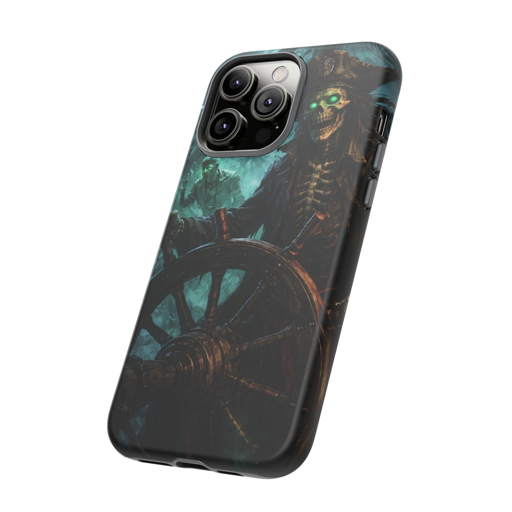 Pirate Skeleton Phone Case — Haunted Ship Captain iPhone Cover