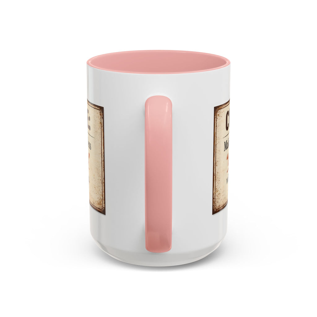 Coffee Mug — “Coffee: Making people less ‘targety’ with every cup” Vintage Accent Mug