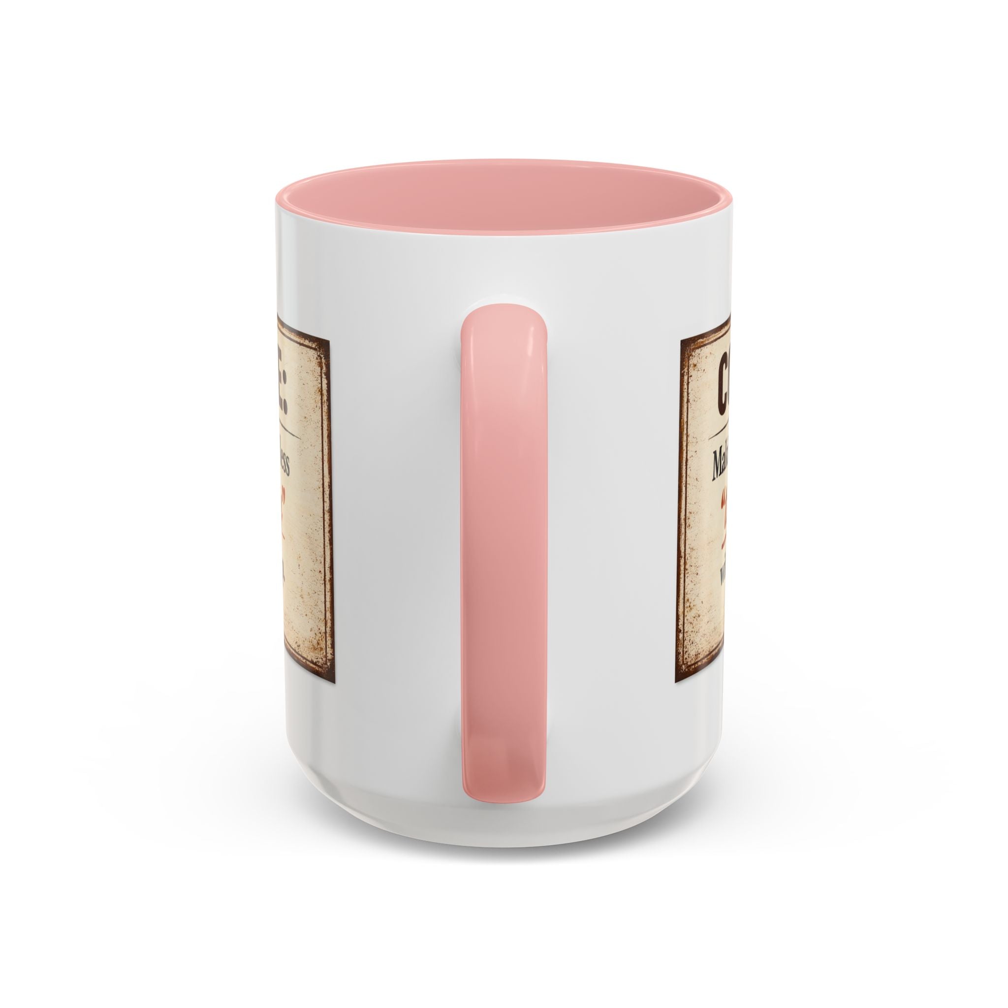 Coffee Mug — “Coffee: Making people less ‘targety’ with every cup” Vintage Accent Mug