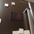 M/s Mstr slv Leather Flag Magnet