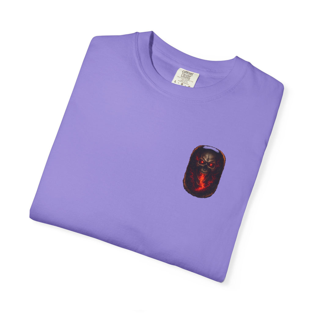 Premium Devil's Reject Skull T-Shirt — Flaming Skull Graphic Tee