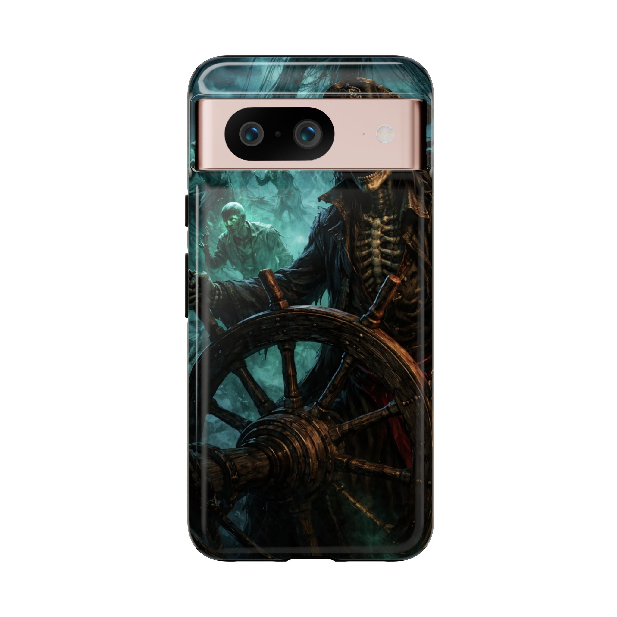 Pirate Skeleton Phone Case — Haunted Ship Captain iPhone Cover