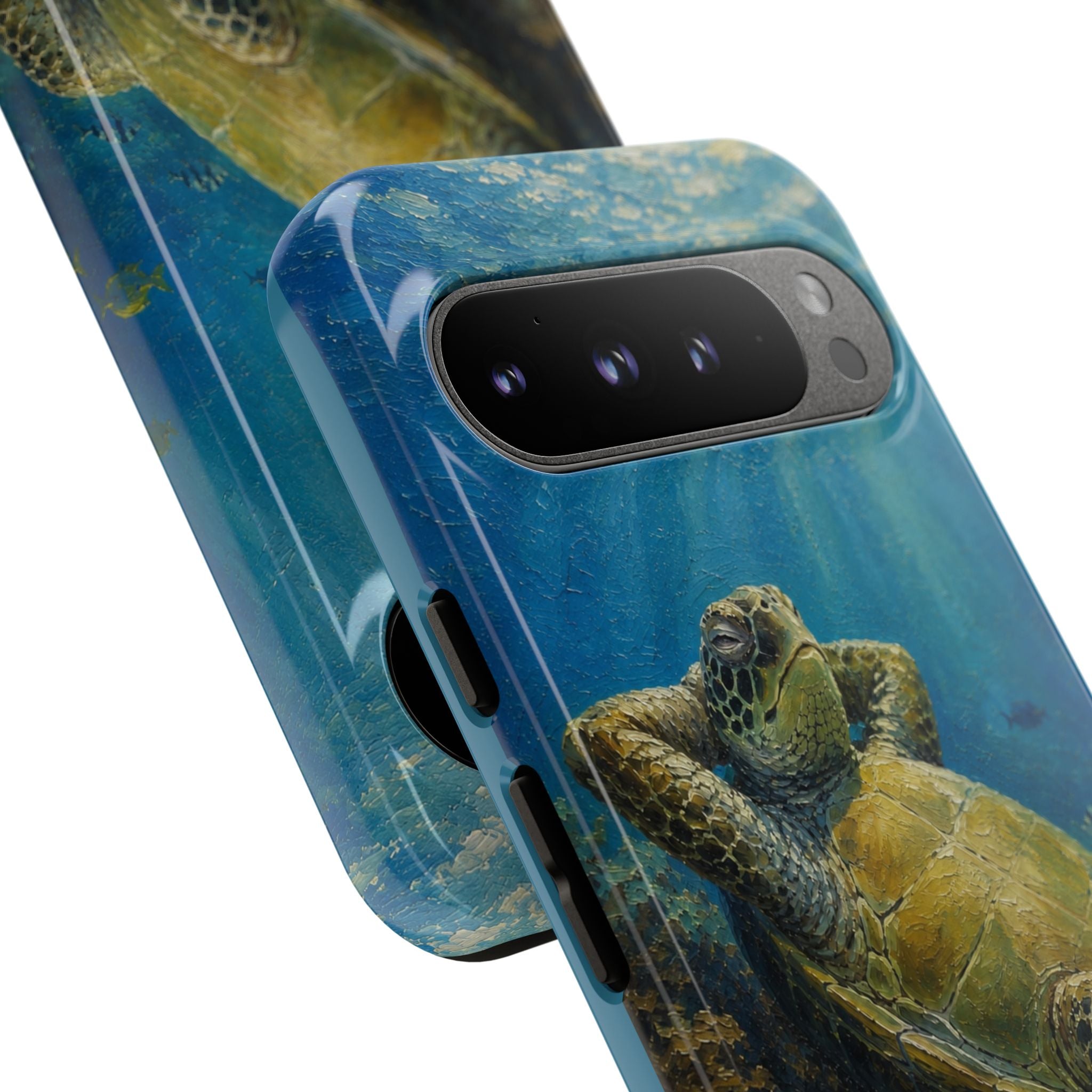 Sea Turtle Relaxation Phone Case — Ocean Underwater Art Protective Tough Case