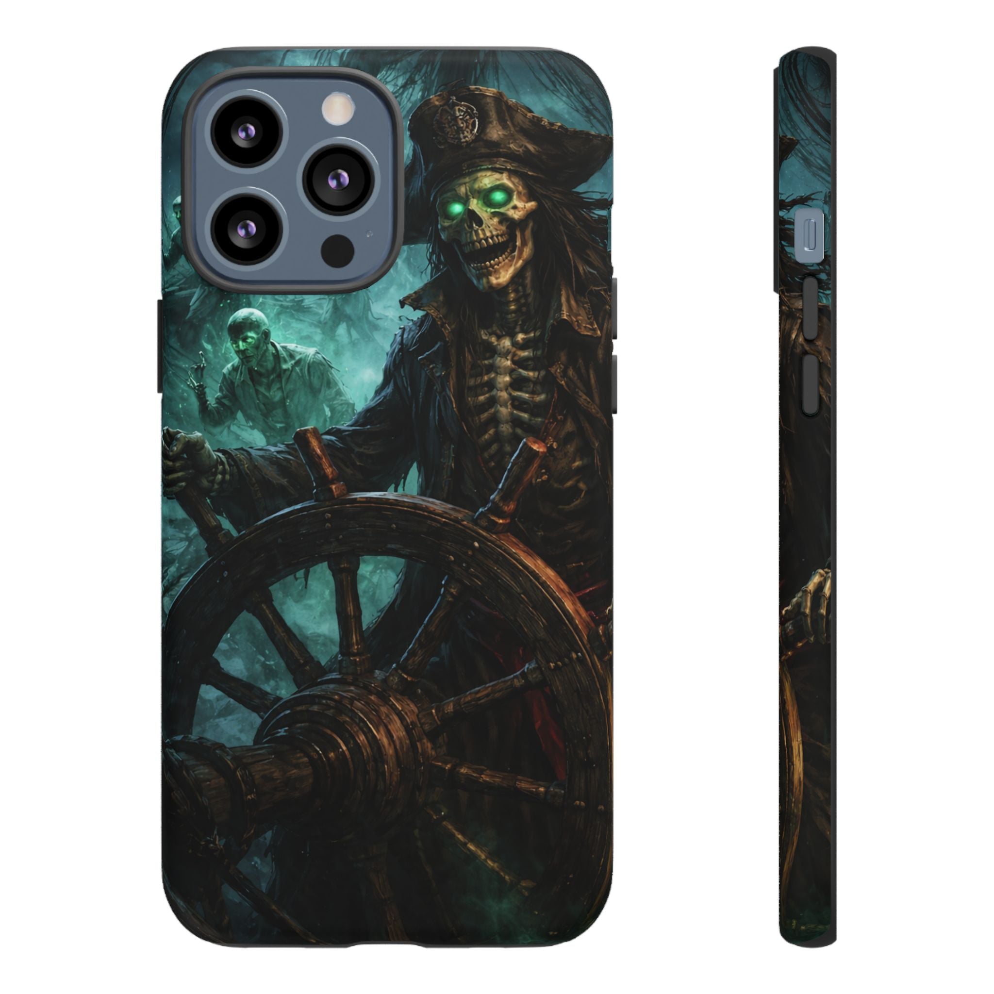 Pirate Skeleton Phone Case — Haunted Ship Captain iPhone Cover