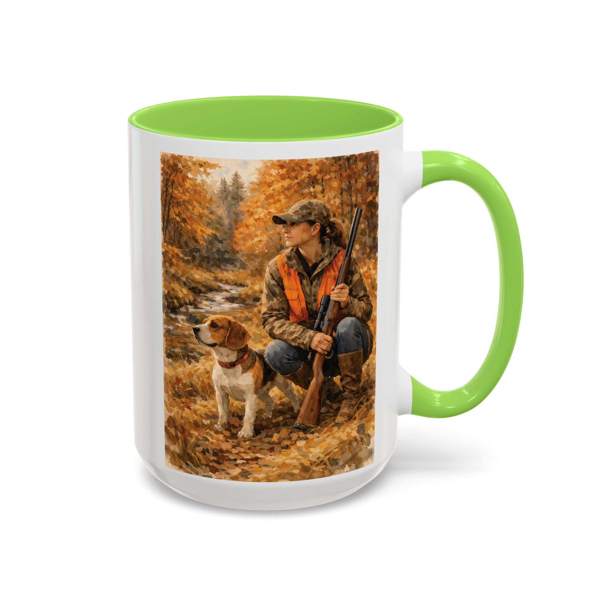 Autumn Hunt Mug – Hunter & Retriever Coffee Cup (11oz/15oz)