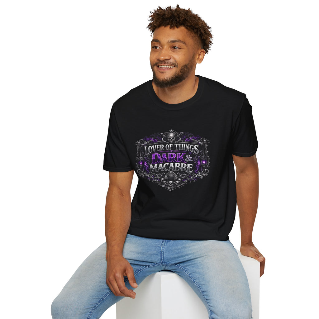 T-Shirt — "Lover of Things Dark & Macabre V2" Gothic Graphic Tee