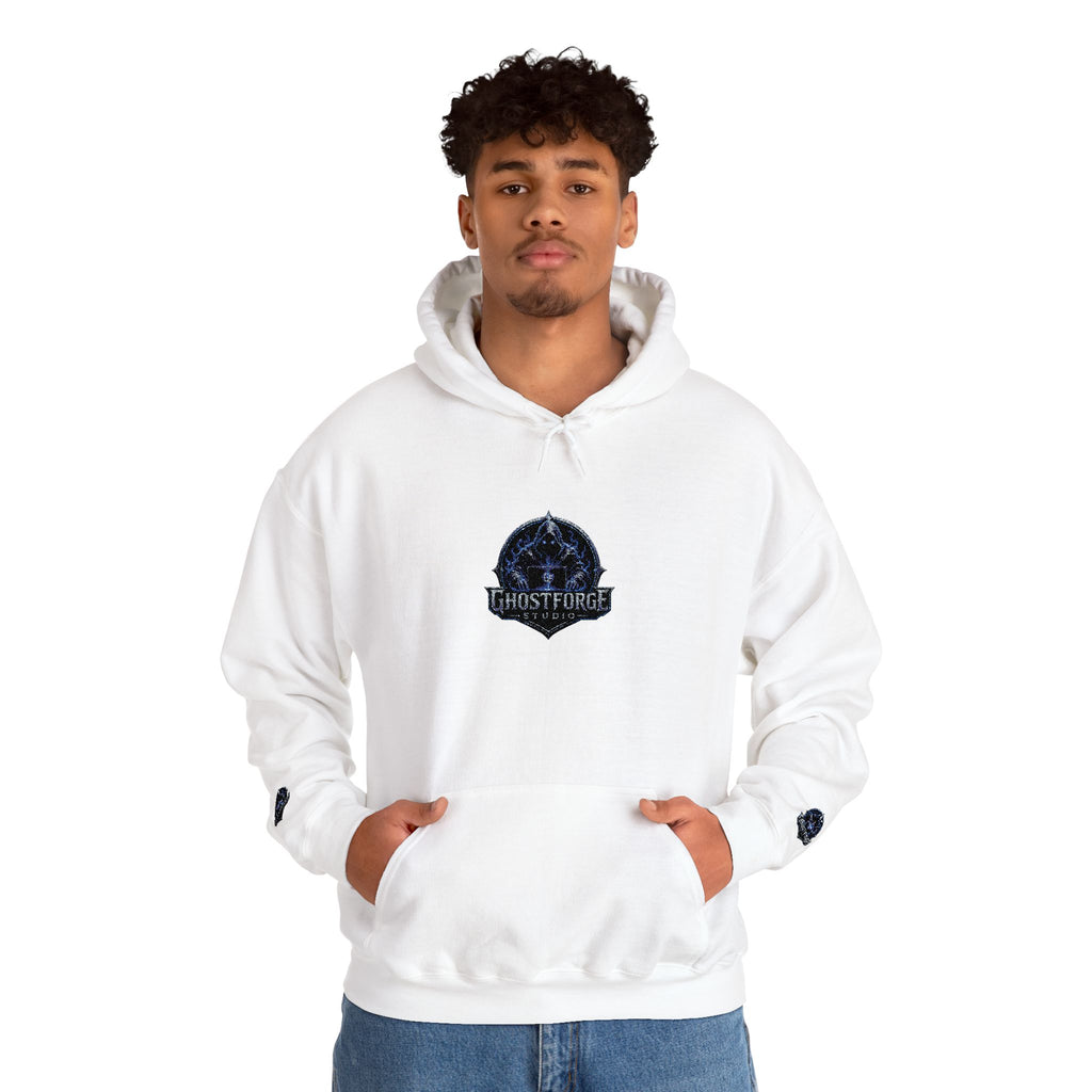 GhostForge Logo Hoodie — Graphic Wraith Hooded Sweatshirt