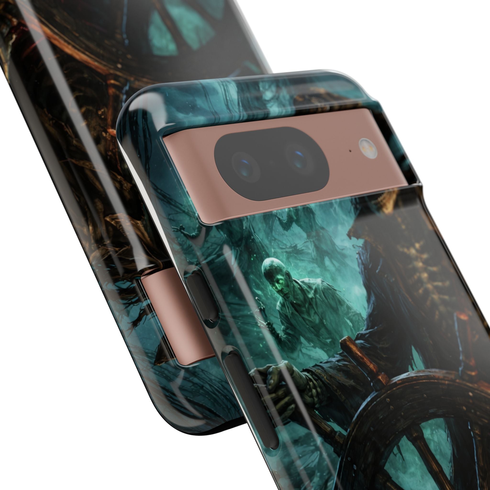 Pirate Skeleton Phone Case — Haunted Ship Captain iPhone Cover