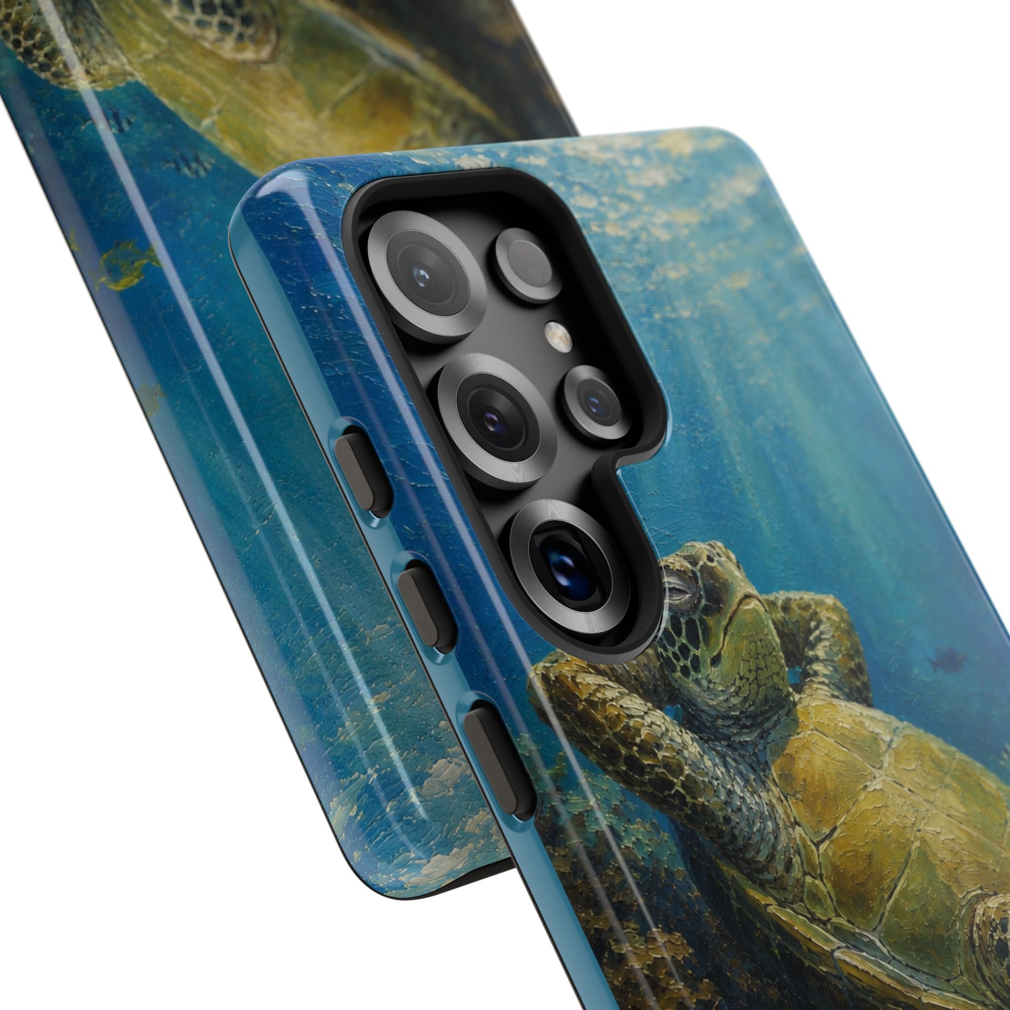 Sea Turtle Relaxation Phone Case — Ocean Underwater Art Protective Tough Case
