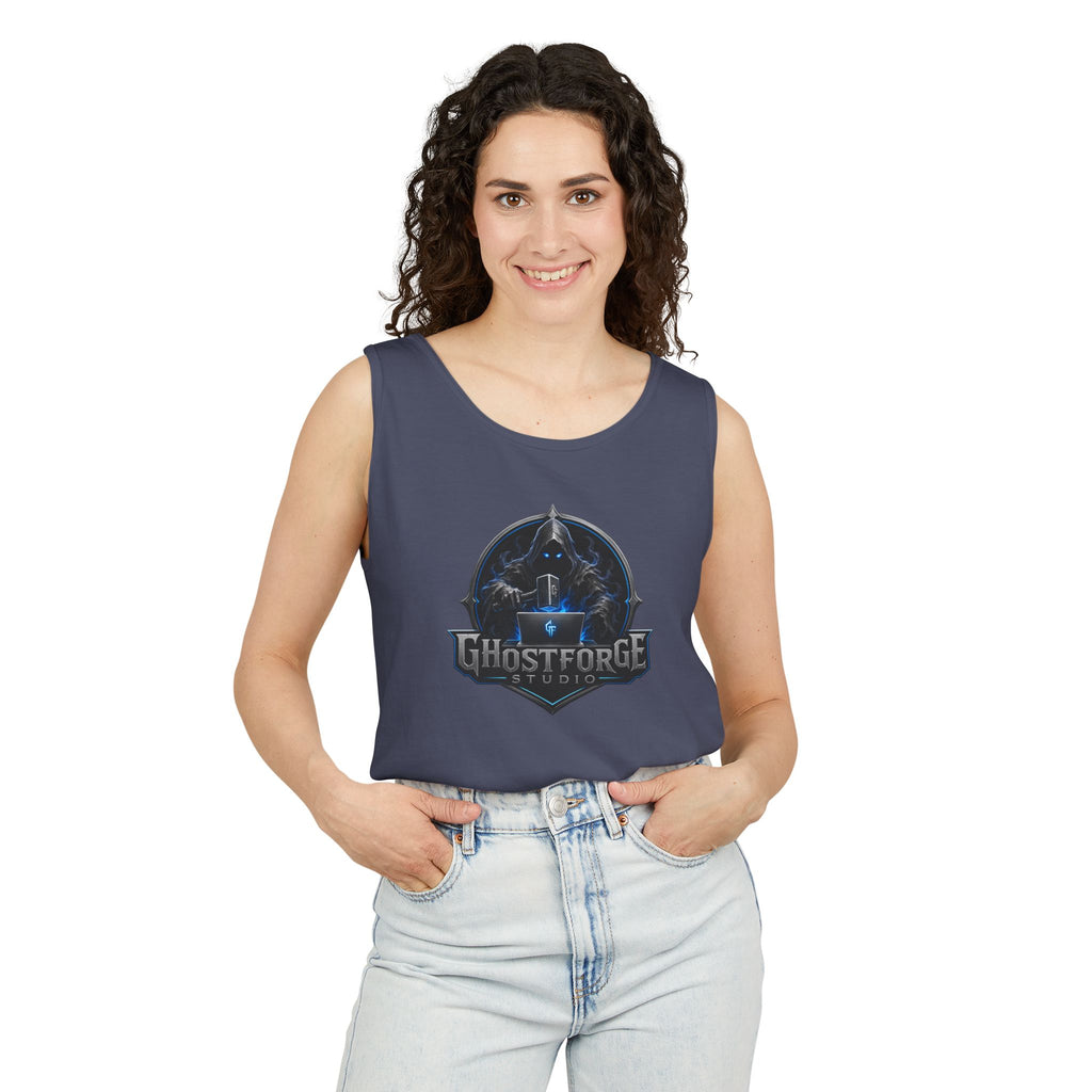 GhostForge Emblem Tank Top — Shop Logo Muscle Tee
