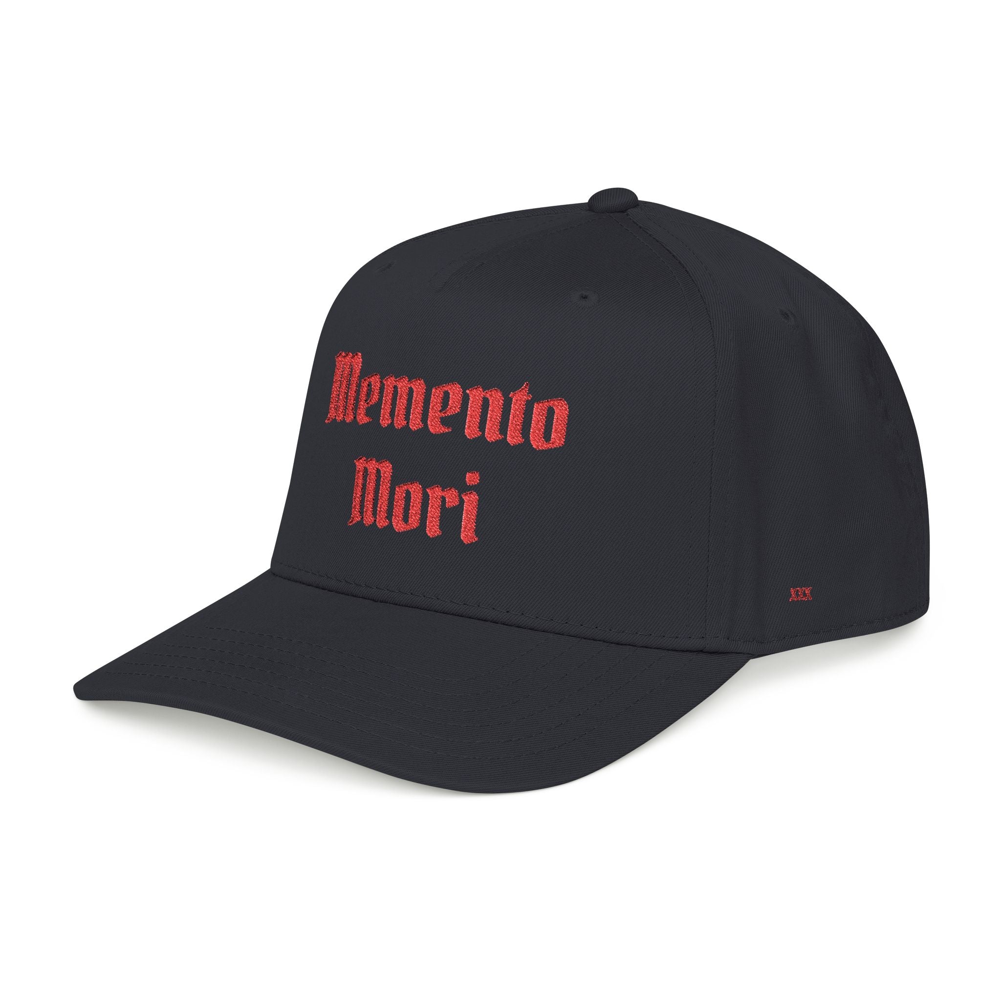 Mid Profile "Memento Mori" Embroidered Baseball Cap